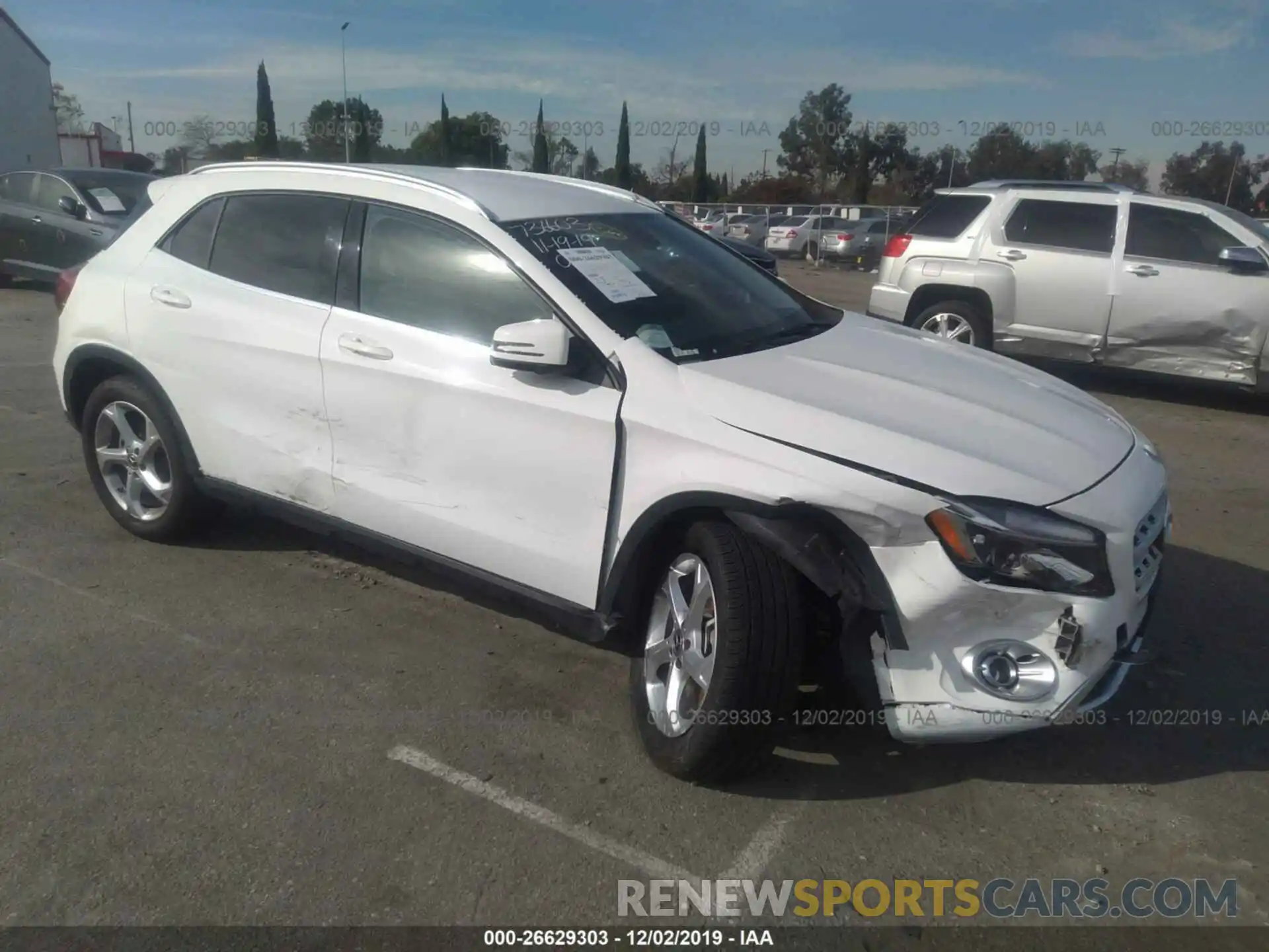 1 Photograph of a damaged car WDCTG4EBXKU004458 MERCEDES-BENZ GLA 2019