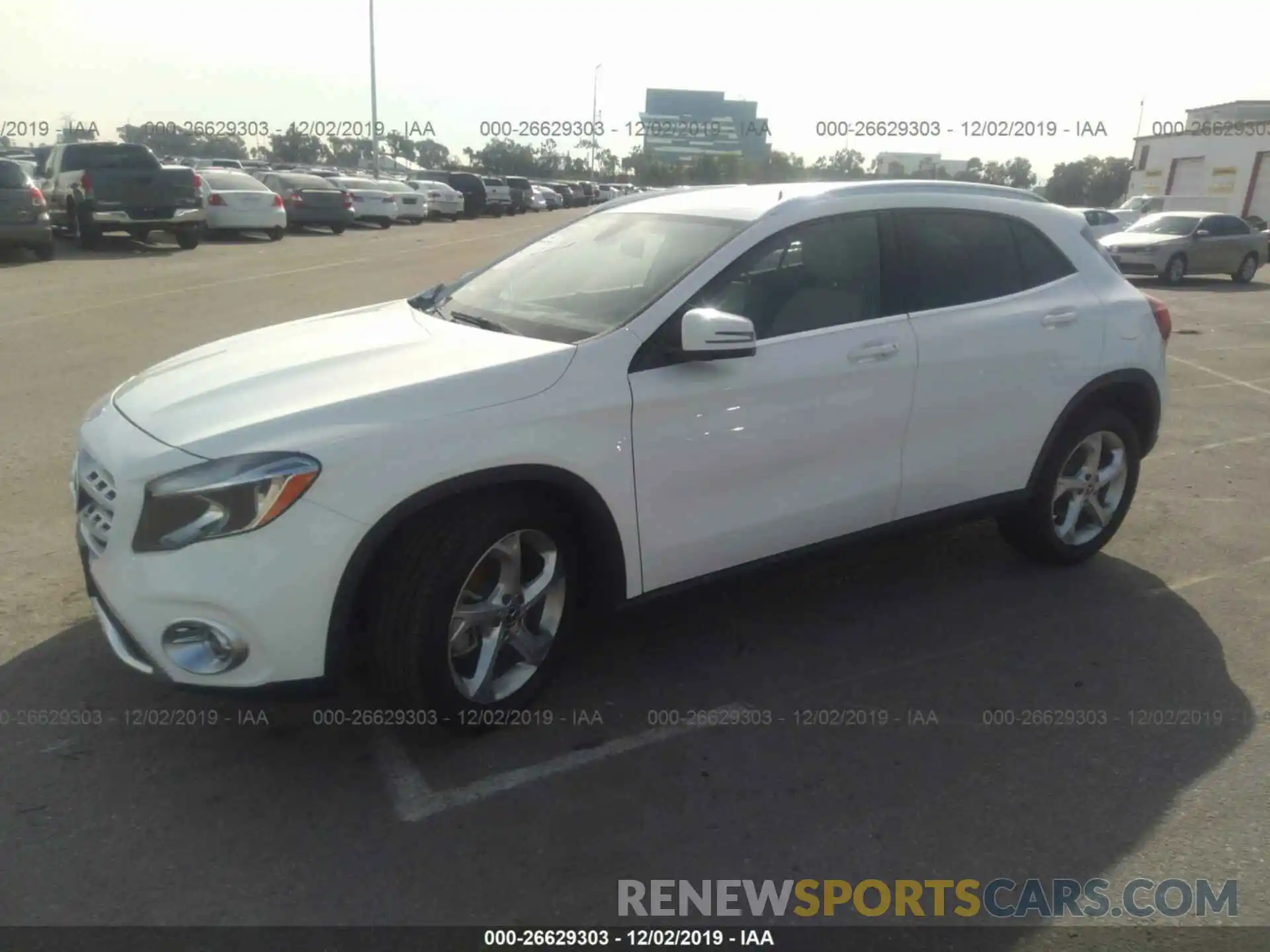 2 Photograph of a damaged car WDCTG4EBXKU004458 MERCEDES-BENZ GLA 2019