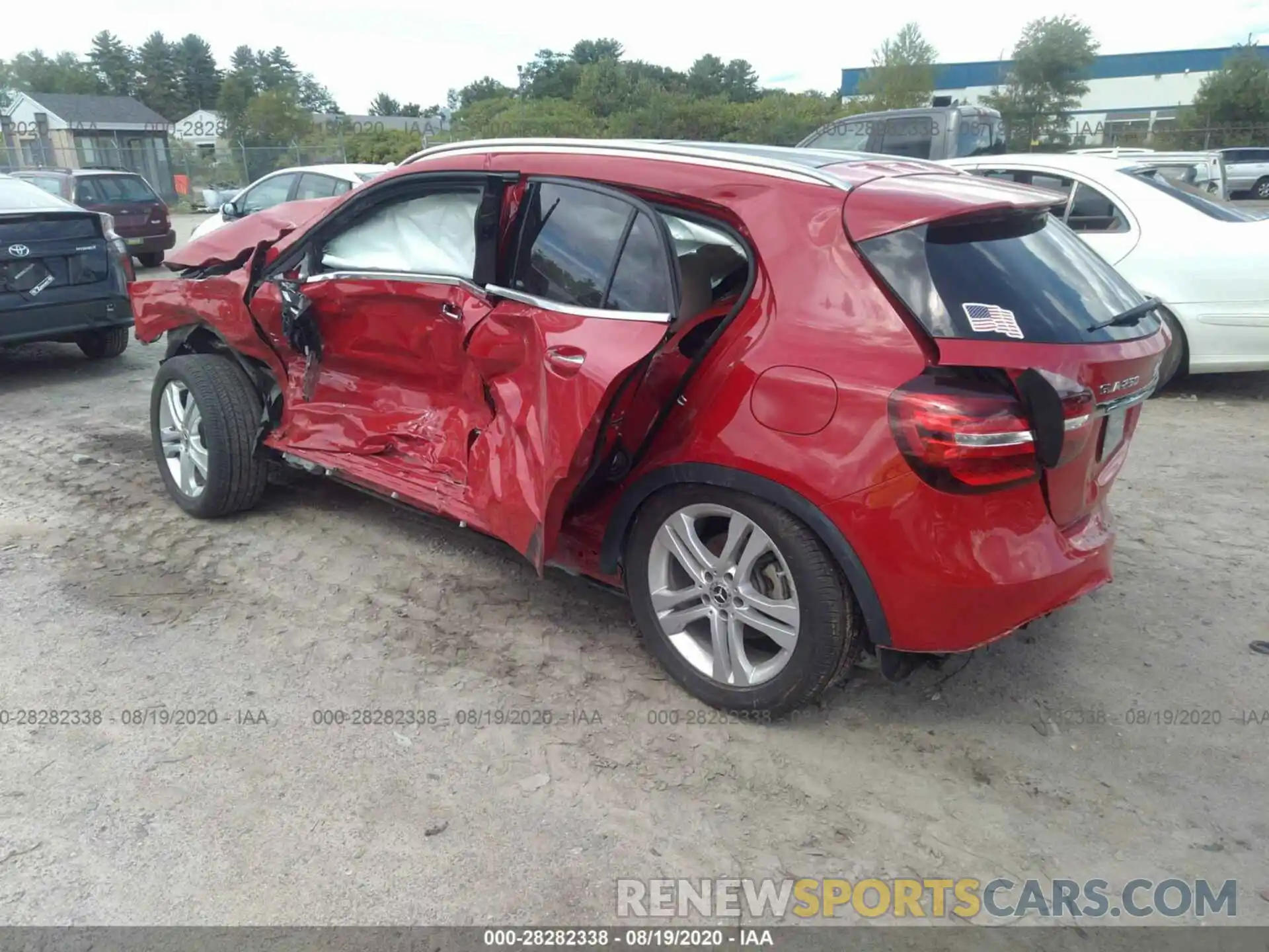 3 Photograph of a damaged car WDCTG4GB0KJ551009 MERCEDES-BENZ GLA 2019