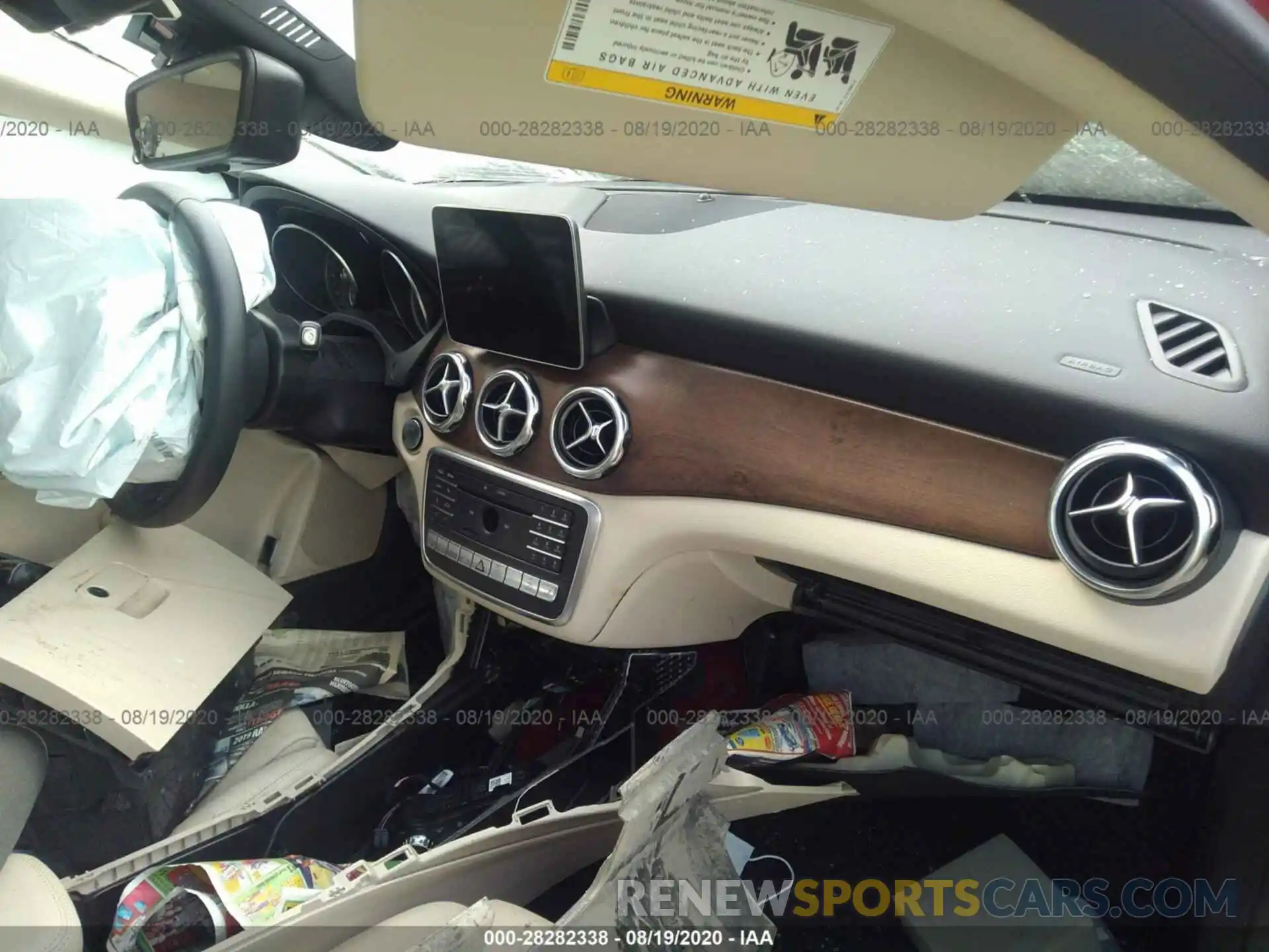 5 Photograph of a damaged car WDCTG4GB0KJ551009 MERCEDES-BENZ GLA 2019