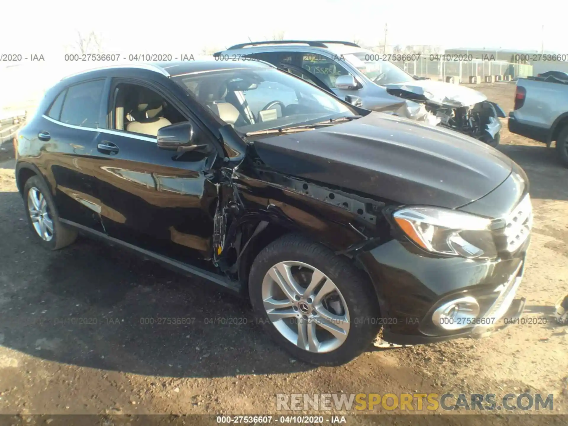 1 Photograph of a damaged car WDCTG4GB0KJ576475 MERCEDES-BENZ GLA 2019