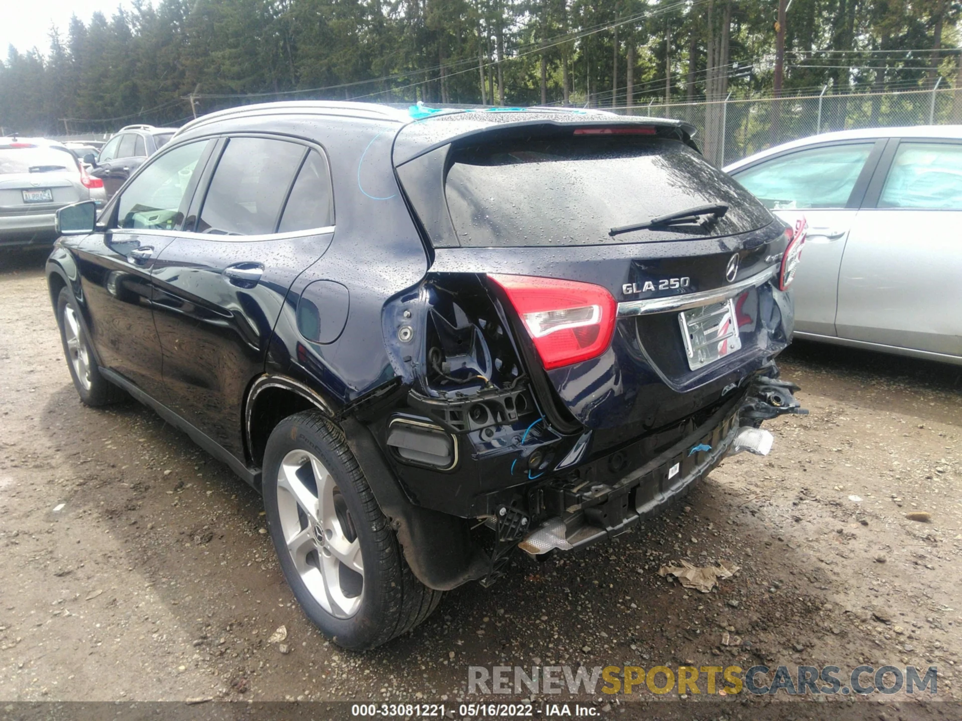 3 Photograph of a damaged car WDCTG4GB0KU002893 MERCEDES-BENZ GLA 2019