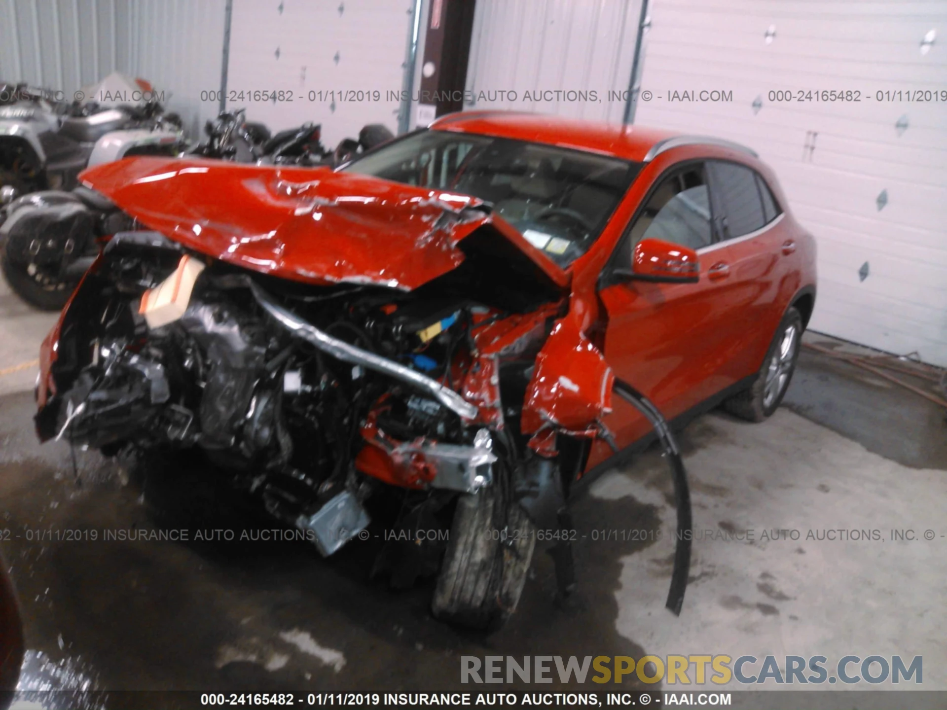 2 Photograph of a damaged car WDCTG4GB0KU008287 MERCEDES-BENZ GLA 2019