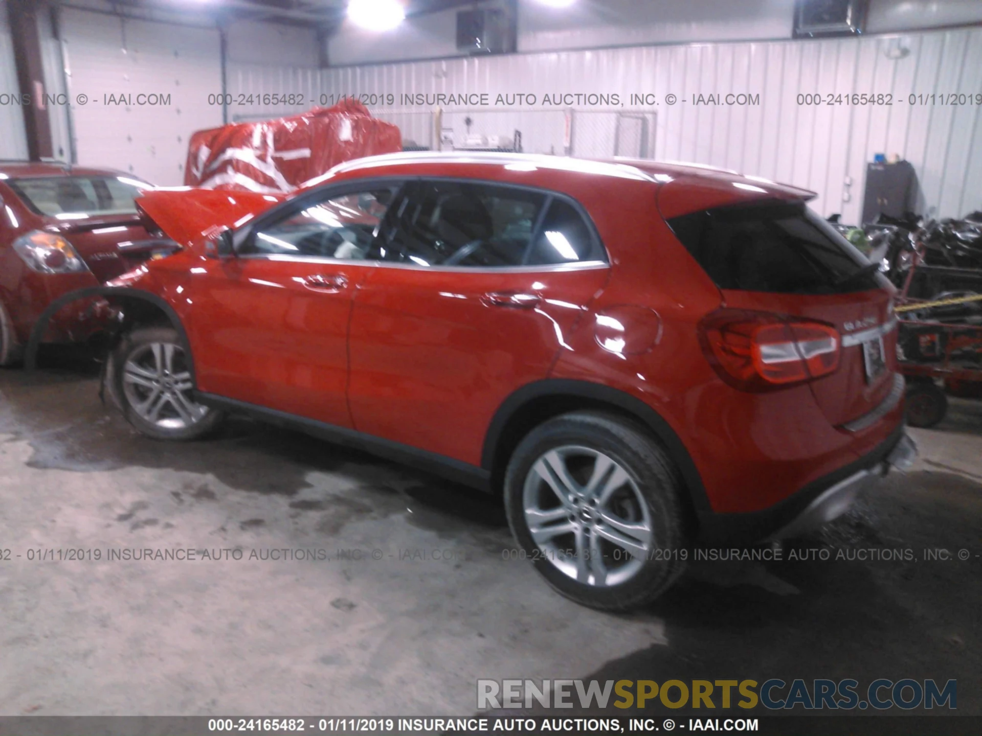 3 Photograph of a damaged car WDCTG4GB0KU008287 MERCEDES-BENZ GLA 2019