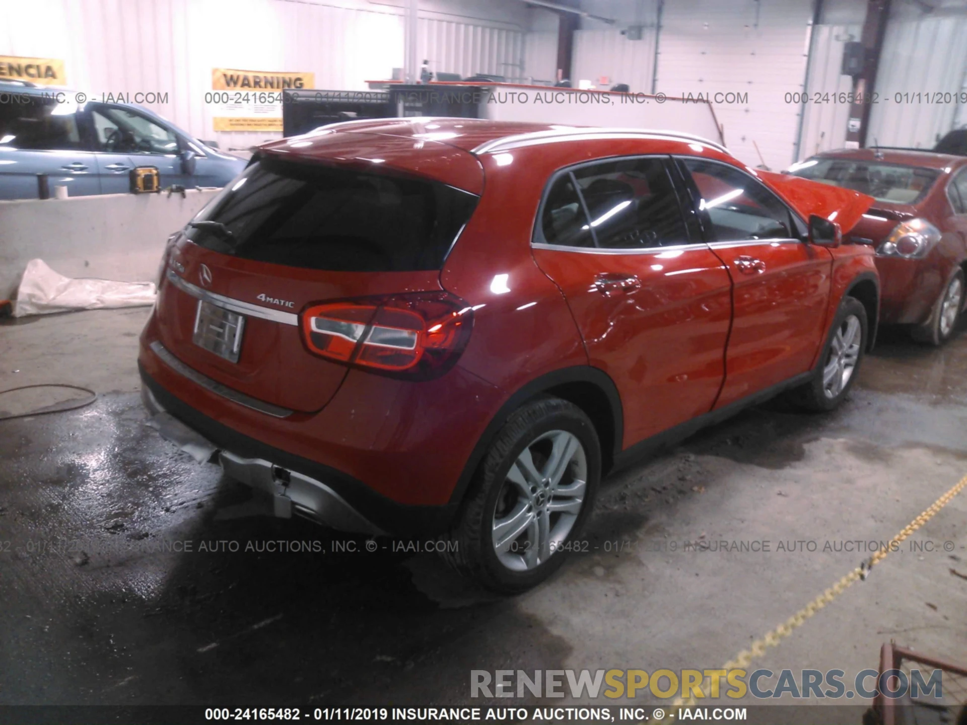 4 Photograph of a damaged car WDCTG4GB0KU008287 MERCEDES-BENZ GLA 2019