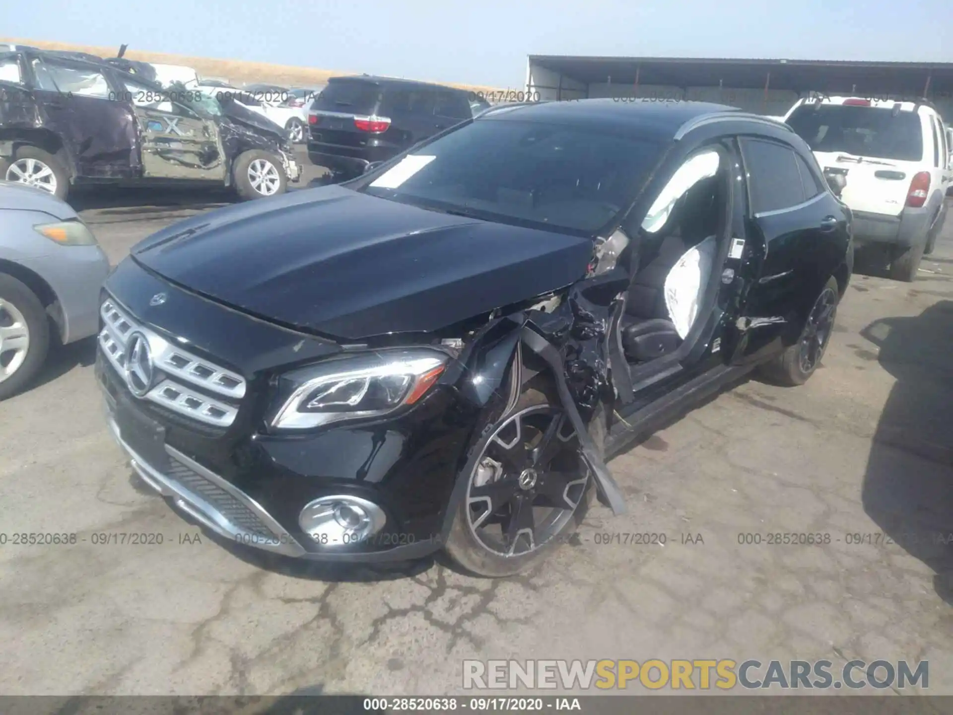 2 Photograph of a damaged car WDCTG4GB0KU012047 MERCEDES-BENZ GLA 2019