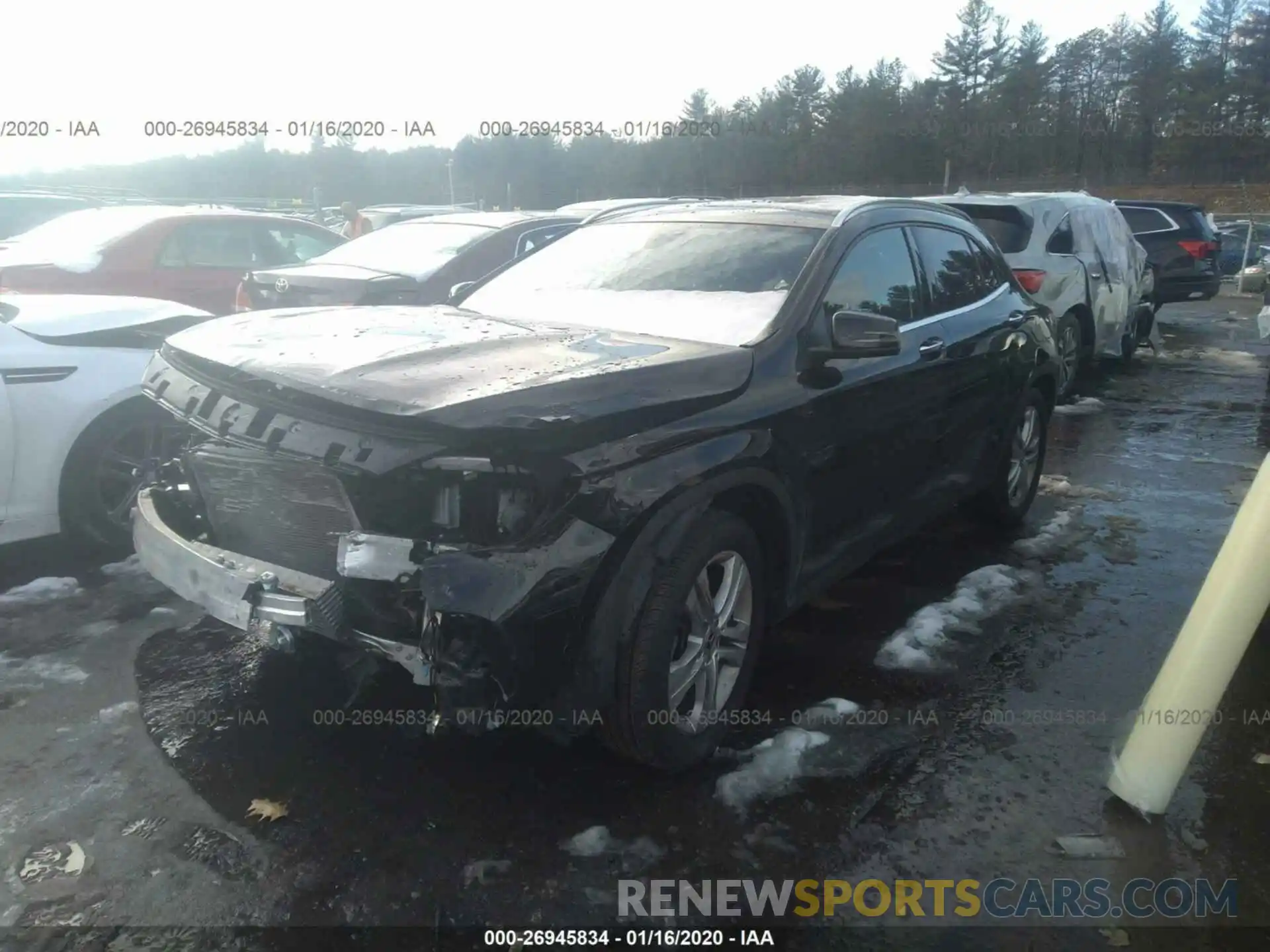 2 Photograph of a damaged car WDCTG4GB1KJ548619 MERCEDES-BENZ GLA 2019