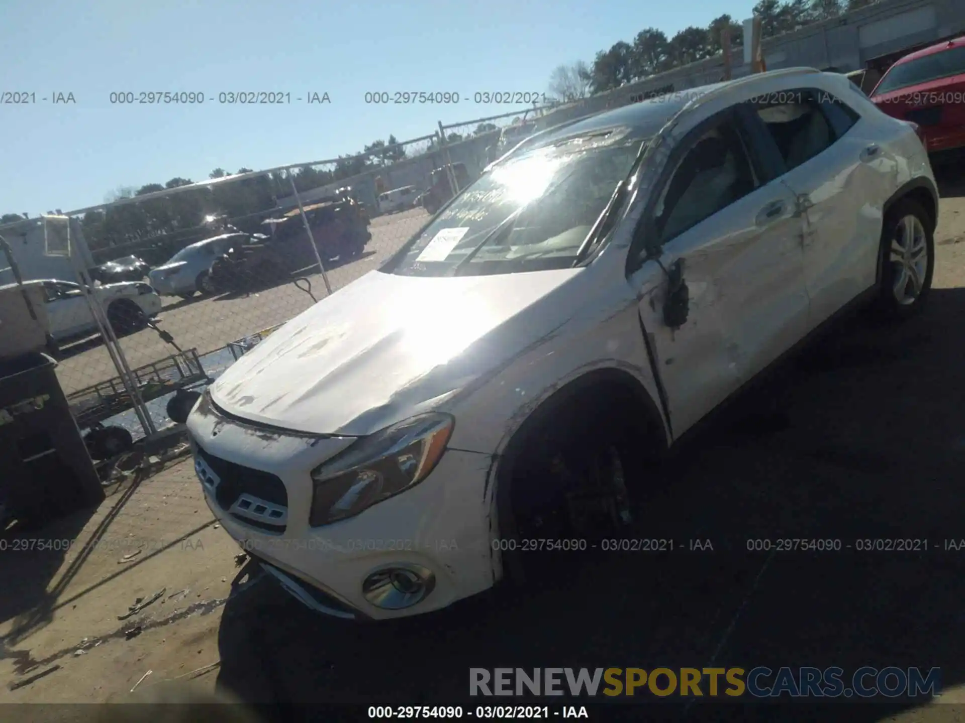 6 Photograph of a damaged car WDCTG4GB1KJ616076 MERCEDES-BENZ GLA 2019