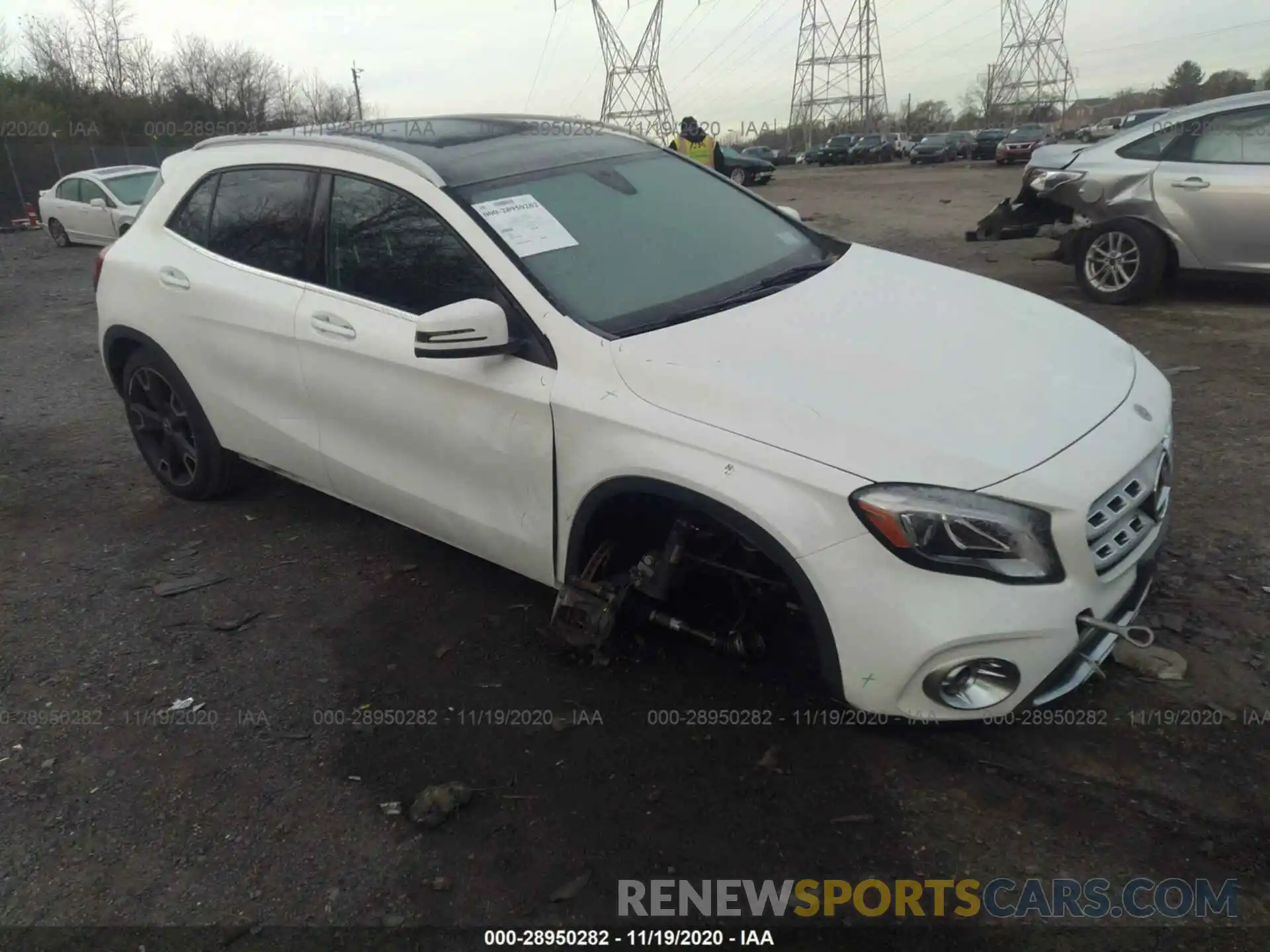 1 Photograph of a damaged car WDCTG4GB1KU003888 MERCEDES-BENZ GLA 2019