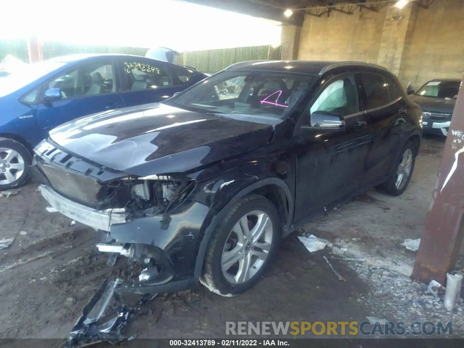 2 Photograph of a damaged car WDCTG4GB1KU016141 MERCEDES-BENZ GLA 2019