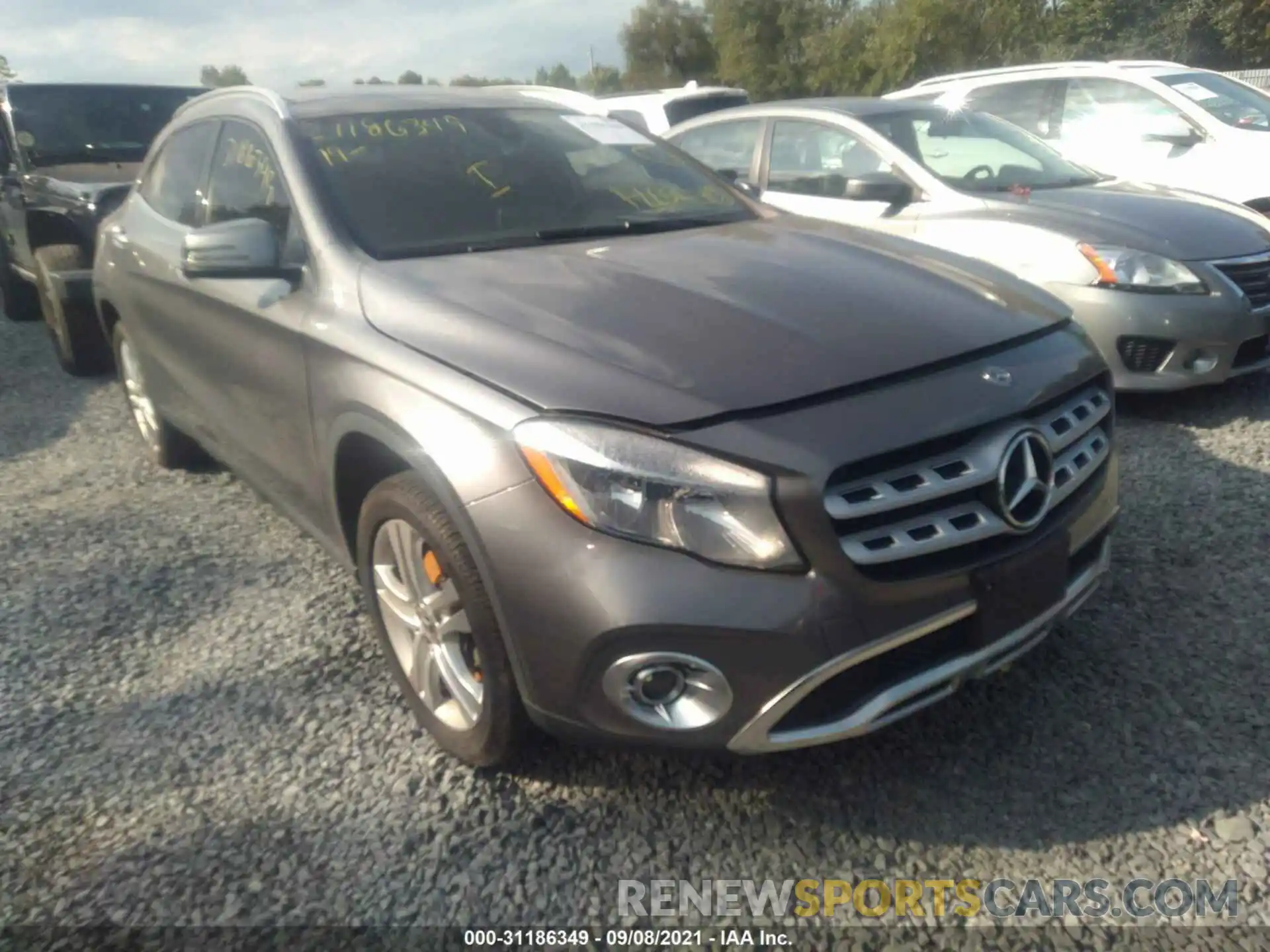 1 Photograph of a damaged car WDCTG4GB2KJ629127 MERCEDES-BENZ GLA 2019