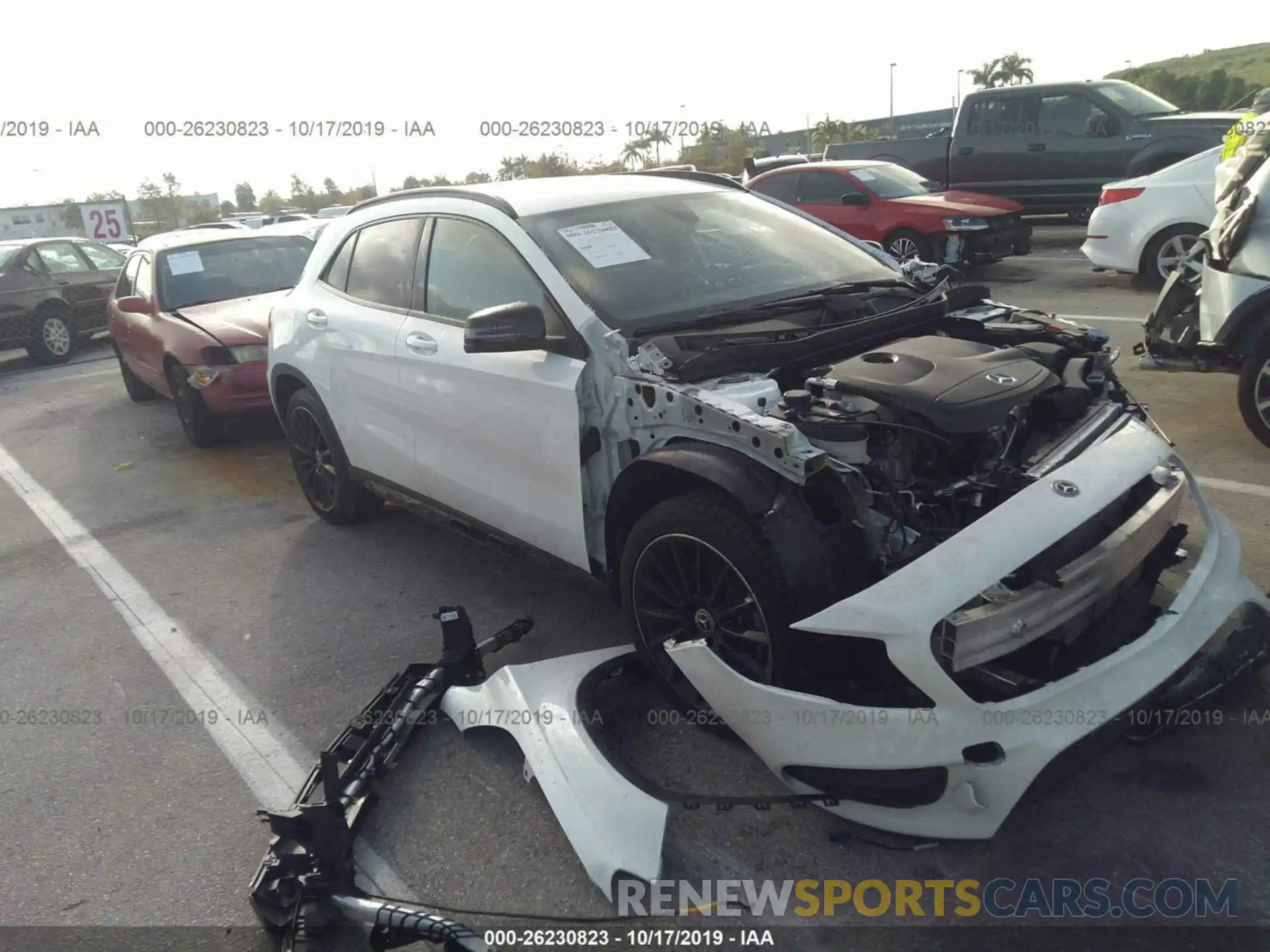 1 Photograph of a damaged car WDCTG4GB2KU002281 MERCEDES-BENZ GLA 2019