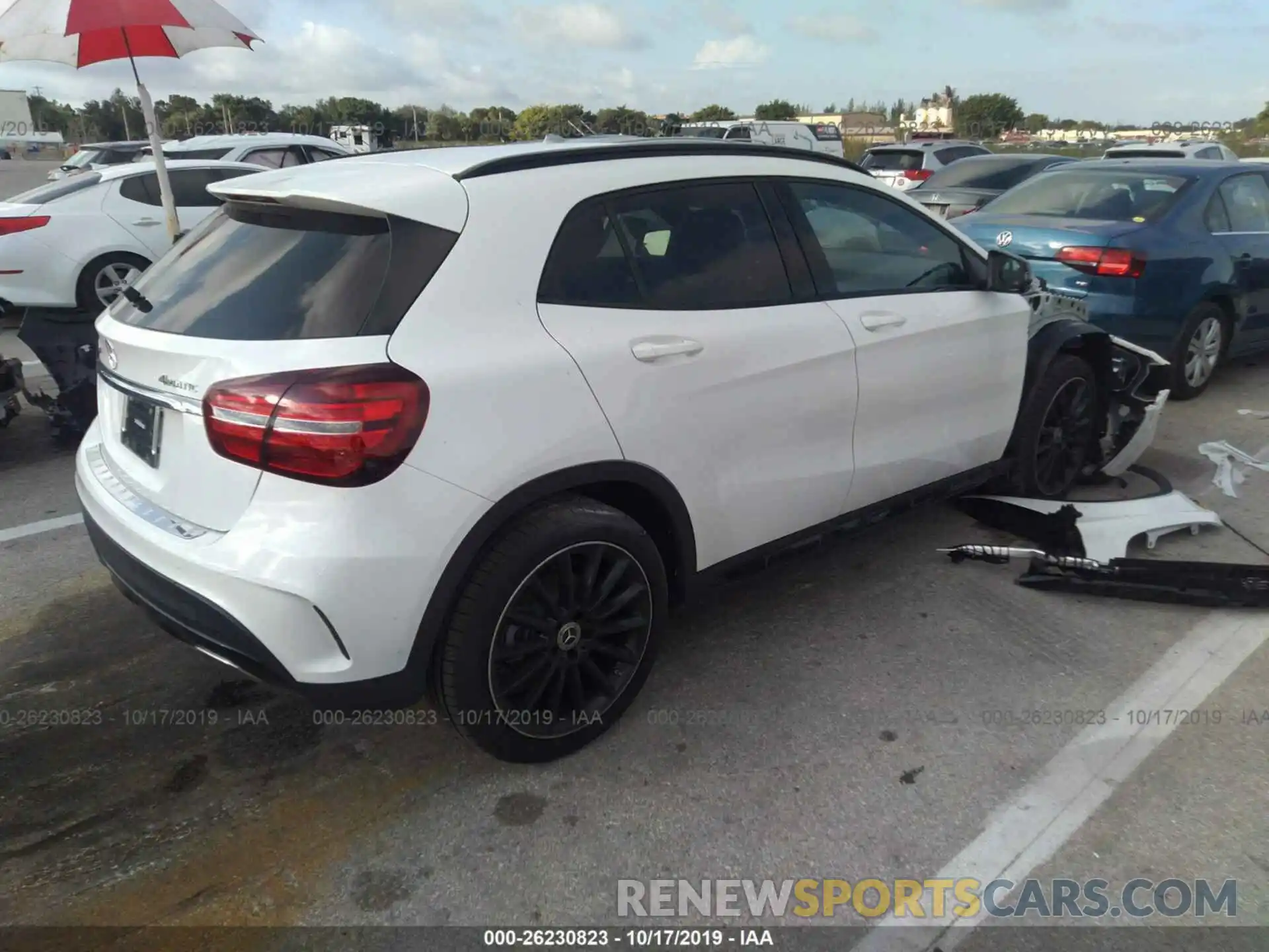 4 Photograph of a damaged car WDCTG4GB2KU002281 MERCEDES-BENZ GLA 2019