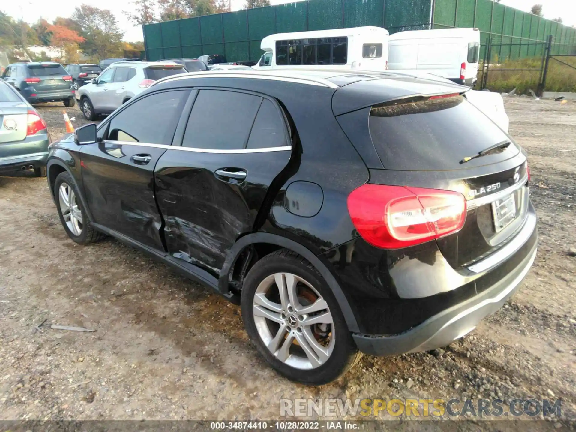 3 Фотография поврежденного автомобиля WDCTG4GB2KU008646 MERCEDES-BENZ GLA 2019