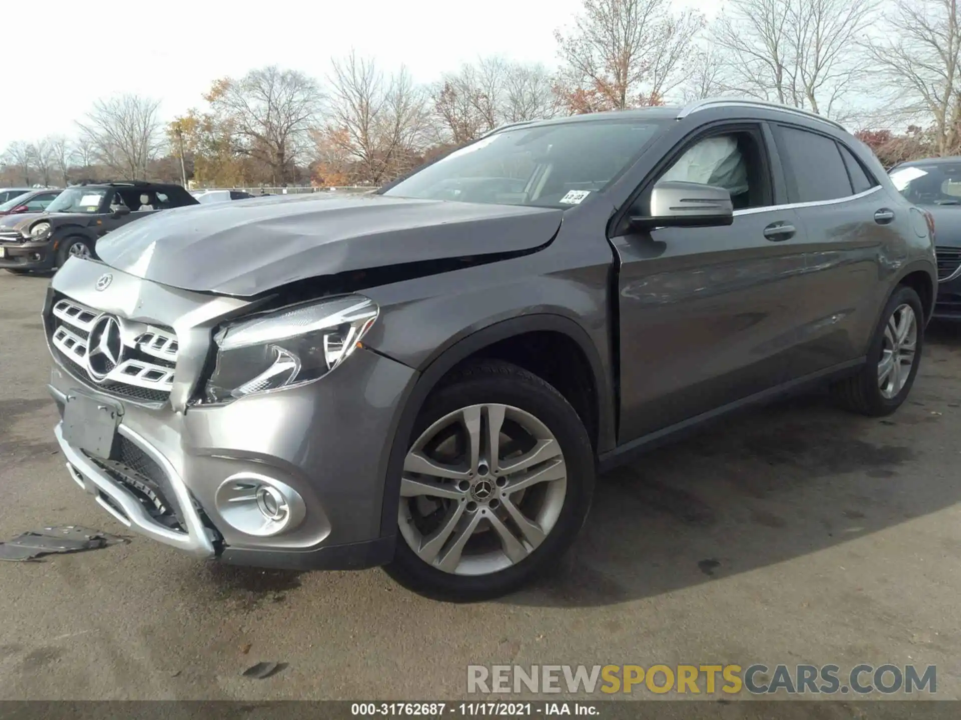 2 Photograph of a damaged car WDCTG4GB3KJ580696 MERCEDES-BENZ GLA 2019