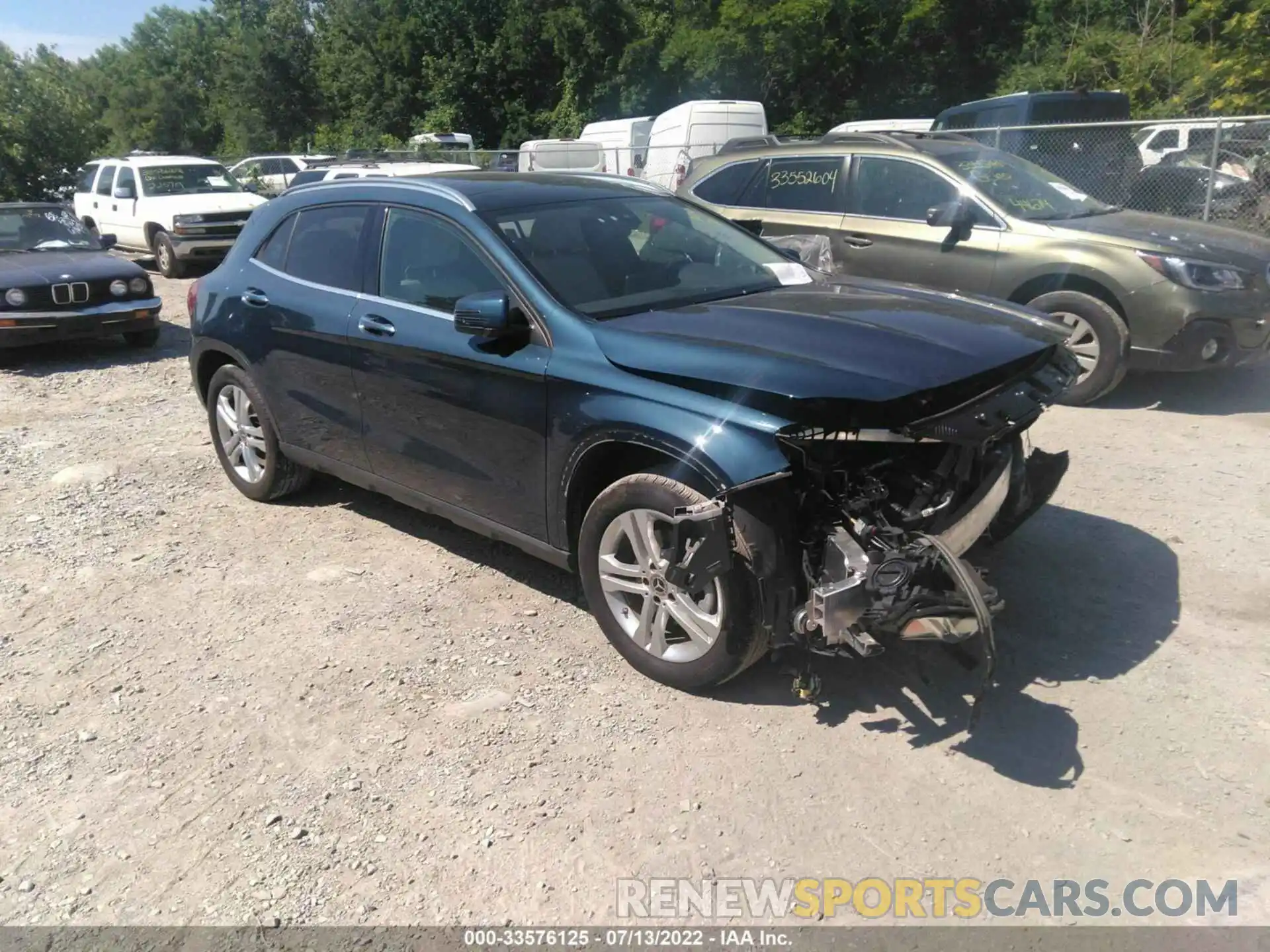 1 Photograph of a damaged car WDCTG4GB3KJ635096 MERCEDES-BENZ GLA 2019