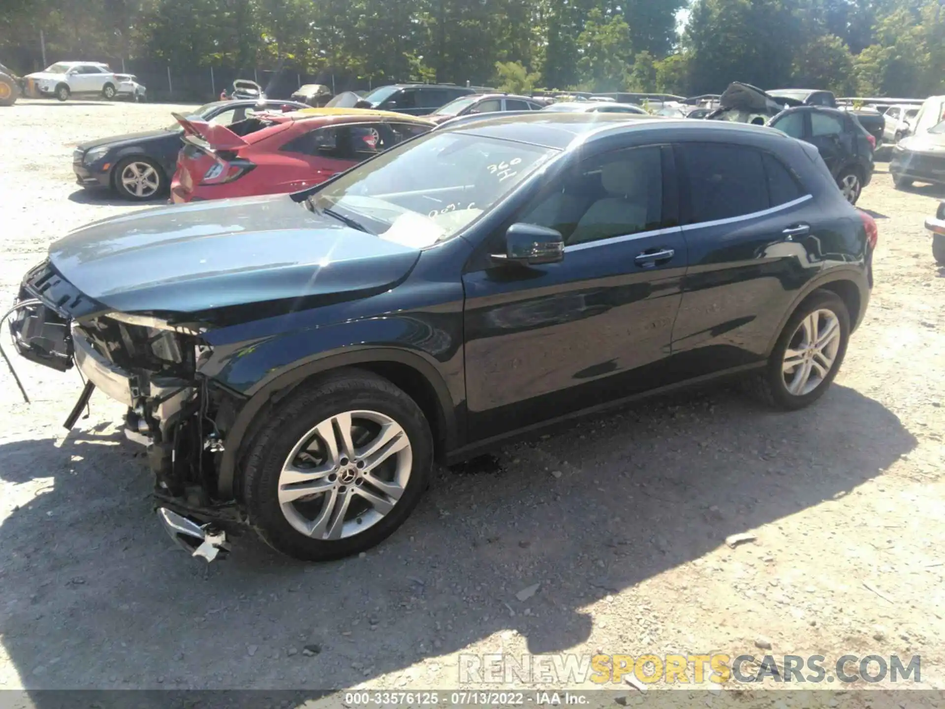 2 Photograph of a damaged car WDCTG4GB3KJ635096 MERCEDES-BENZ GLA 2019