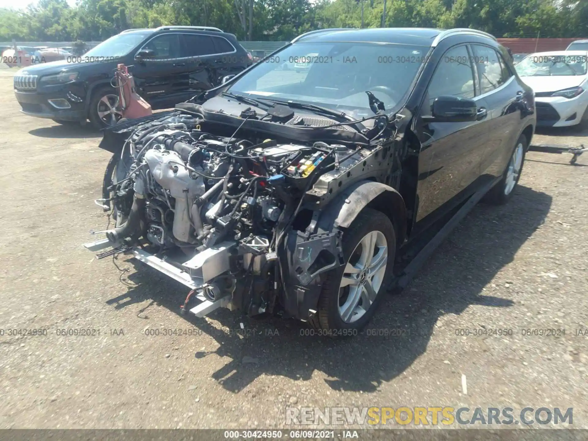 2 Photograph of a damaged car WDCTG4GB3KU003360 MERCEDES-BENZ GLA 2019