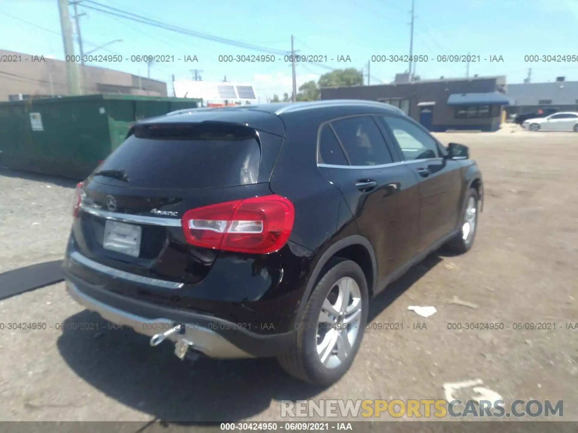 4 Фотография поврежденного автомобиля WDCTG4GB3KU003360 MERCEDES-BENZ GLA 2019