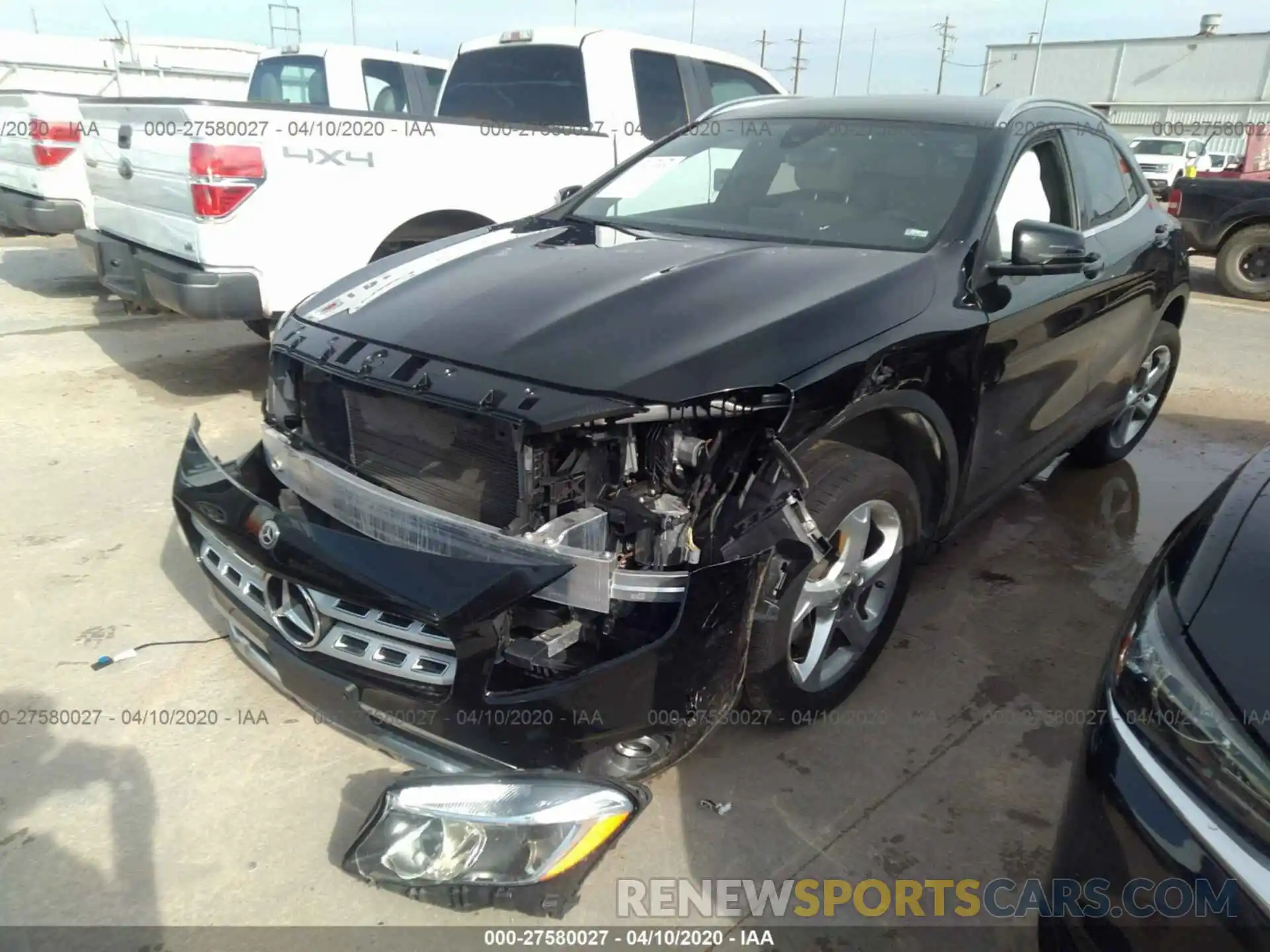 2 Photograph of a damaged car WDCTG4GB3KU008137 MERCEDES-BENZ GLA 2019