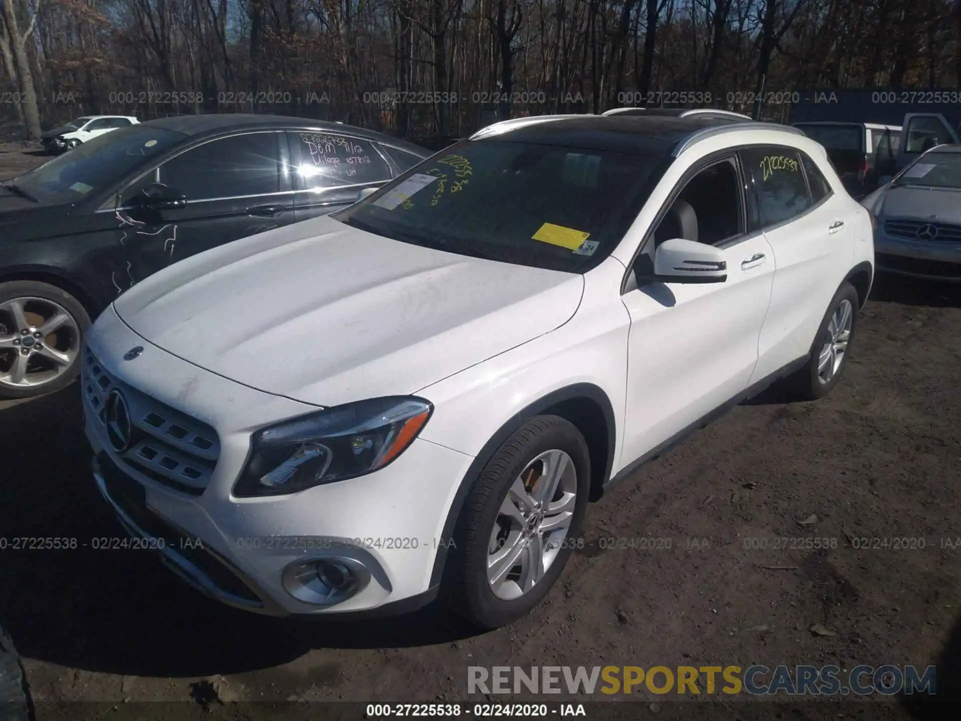 2 Photograph of a damaged car WDCTG4GB3KU009658 MERCEDES-BENZ GLA 2019