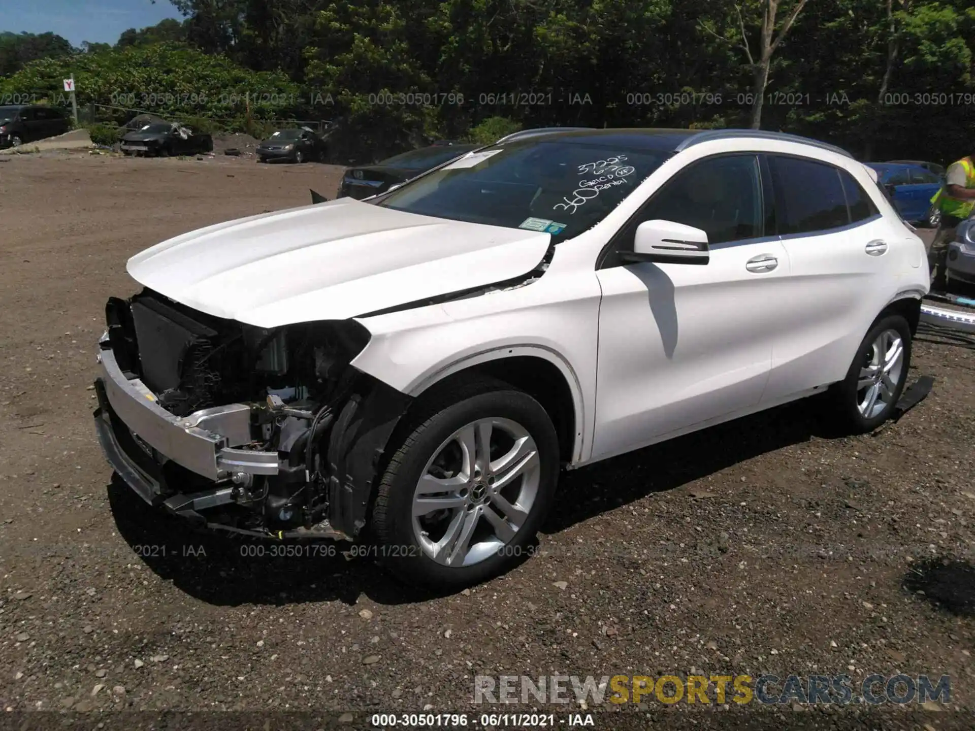 2 Photograph of a damaged car WDCTG4GB3KU017906 MERCEDES-BENZ GLA 2019