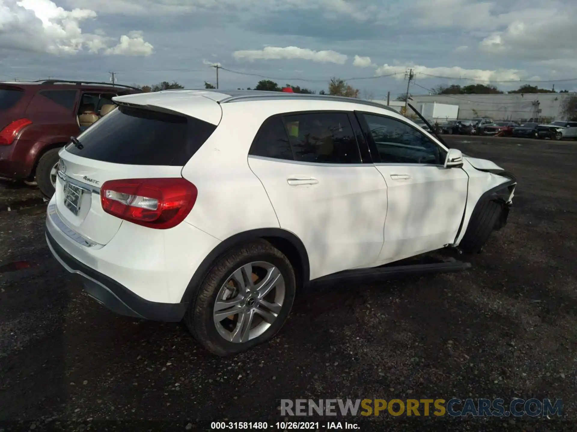 4 Фотография поврежденного автомобиля WDCTG4GB4KU008700 MERCEDES-BENZ GLA 2019