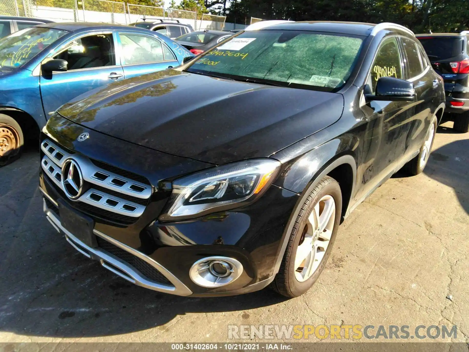 2 Photograph of a damaged car WDCTG4GB4KU008924 MERCEDES-BENZ GLA 2019