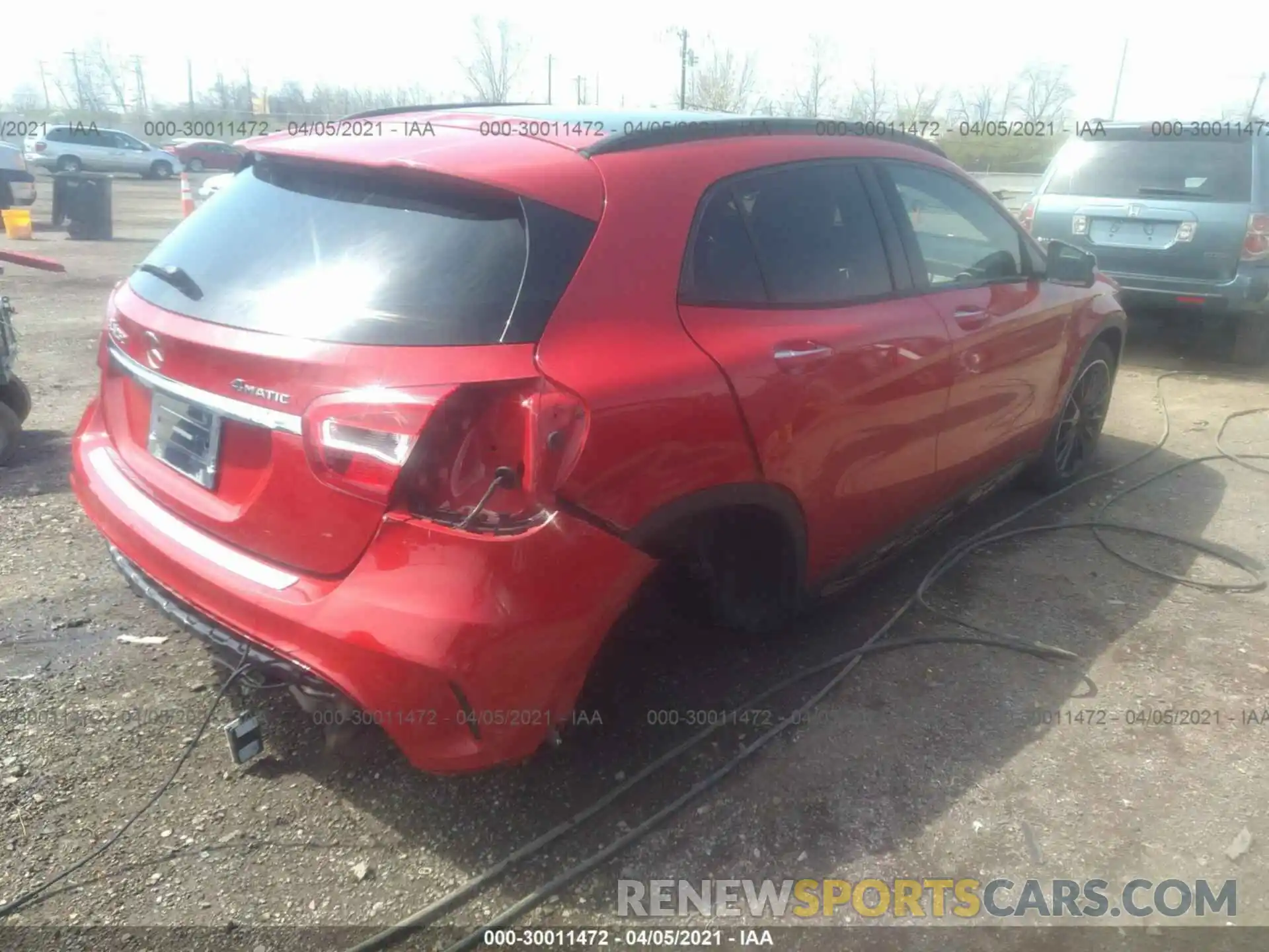 4 Photograph of a damaged car WDCTG4GB5KJ573202 MERCEDES-BENZ GLA 2019