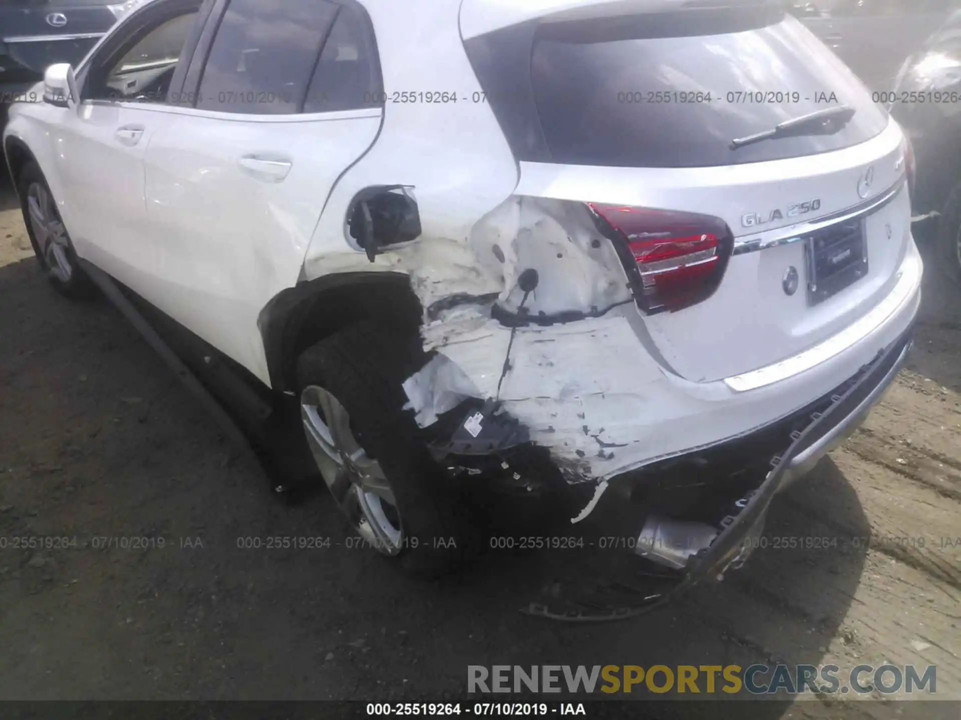 6 Photograph of a damaged car WDCTG4GB5KJ575435 MERCEDES-BENZ GLA 2019