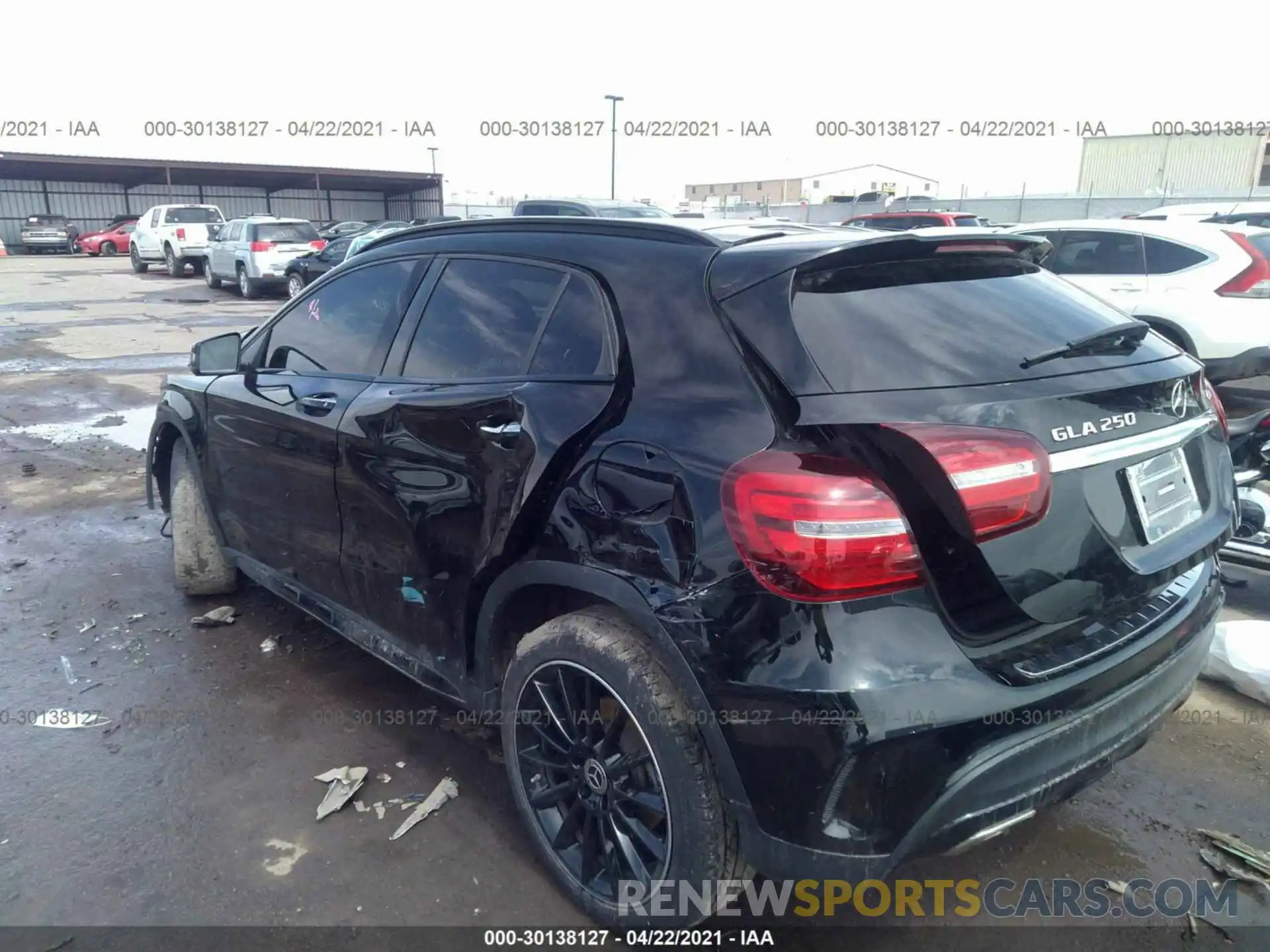 3 Photograph of a damaged car WDCTG4GB5KJ581283 MERCEDES-BENZ GLA 2019