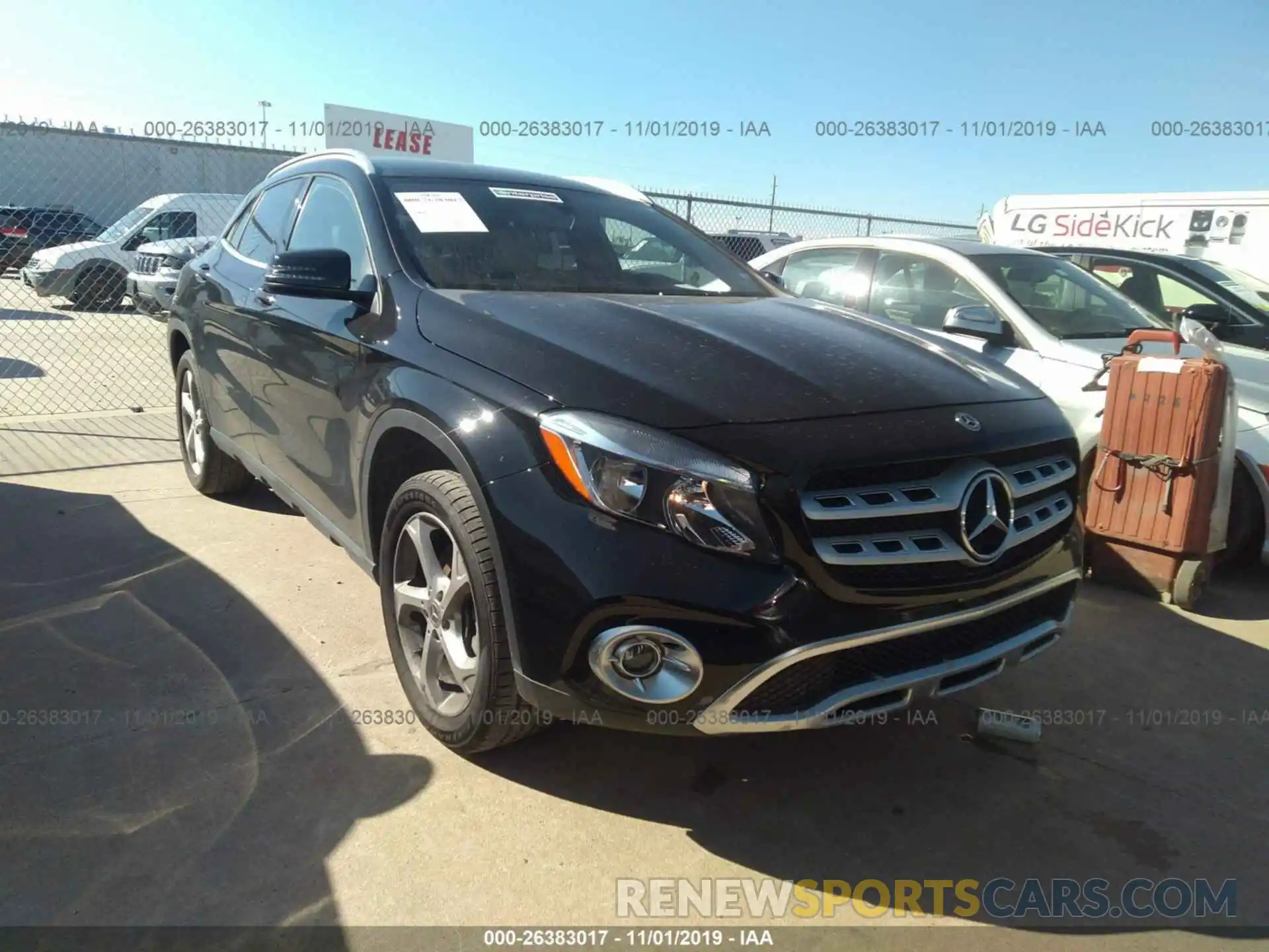 1 Photograph of a damaged car WDCTG4GB5KU007880 MERCEDES-BENZ GLA 2019