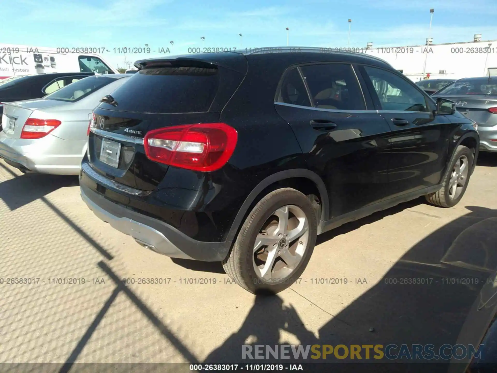 4 Фотография поврежденного автомобиля WDCTG4GB5KU007880 MERCEDES-BENZ GLA 2019