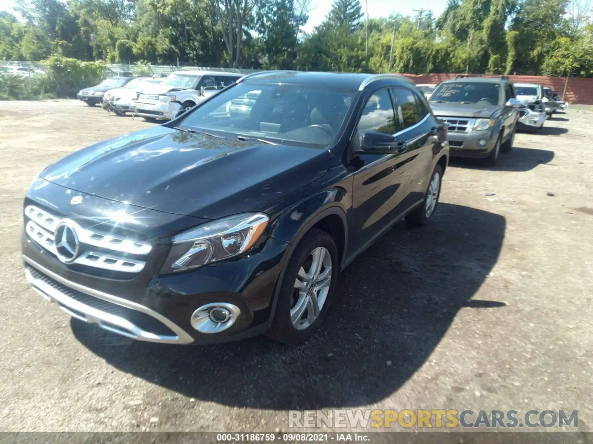 2 Фотография поврежденного автомобиля WDCTG4GB5KU009810 MERCEDES-BENZ GLA 2019