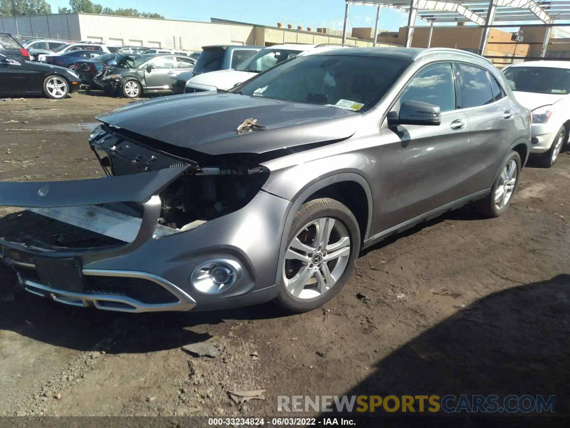 2 Photograph of a damaged car WDCTG4GB6KJ546171 MERCEDES-BENZ GLA 2019