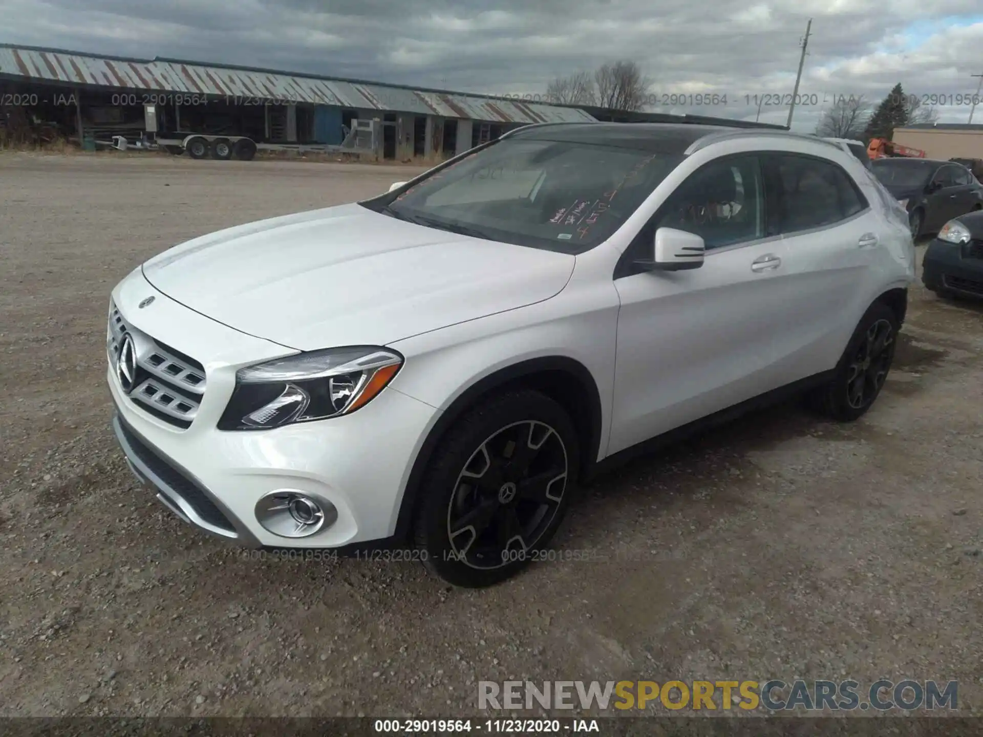 2 Photograph of a damaged car WDCTG4GB6KJ546638 MERCEDES-BENZ GLA 2019