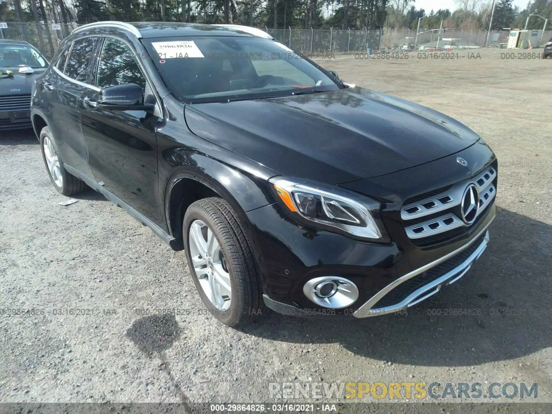 1 Photograph of a damaged car WDCTG4GB6KU013087 MERCEDES-BENZ GLA 2019