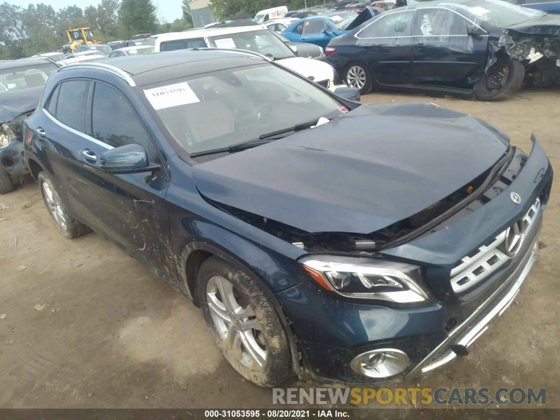 1 Photograph of a damaged car WDCTG4GB7KJ641791 MERCEDES-BENZ GLA 2019