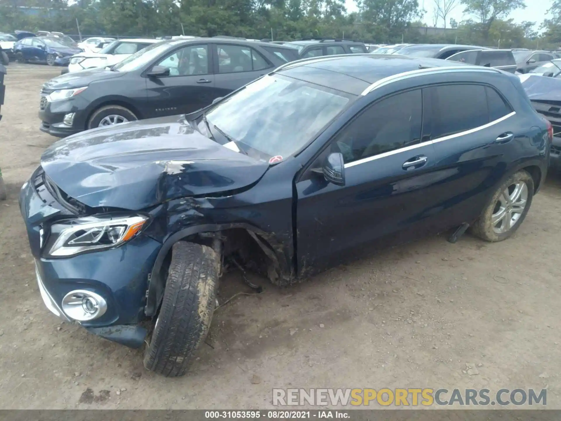 2 Photograph of a damaged car WDCTG4GB7KJ641791 MERCEDES-BENZ GLA 2019