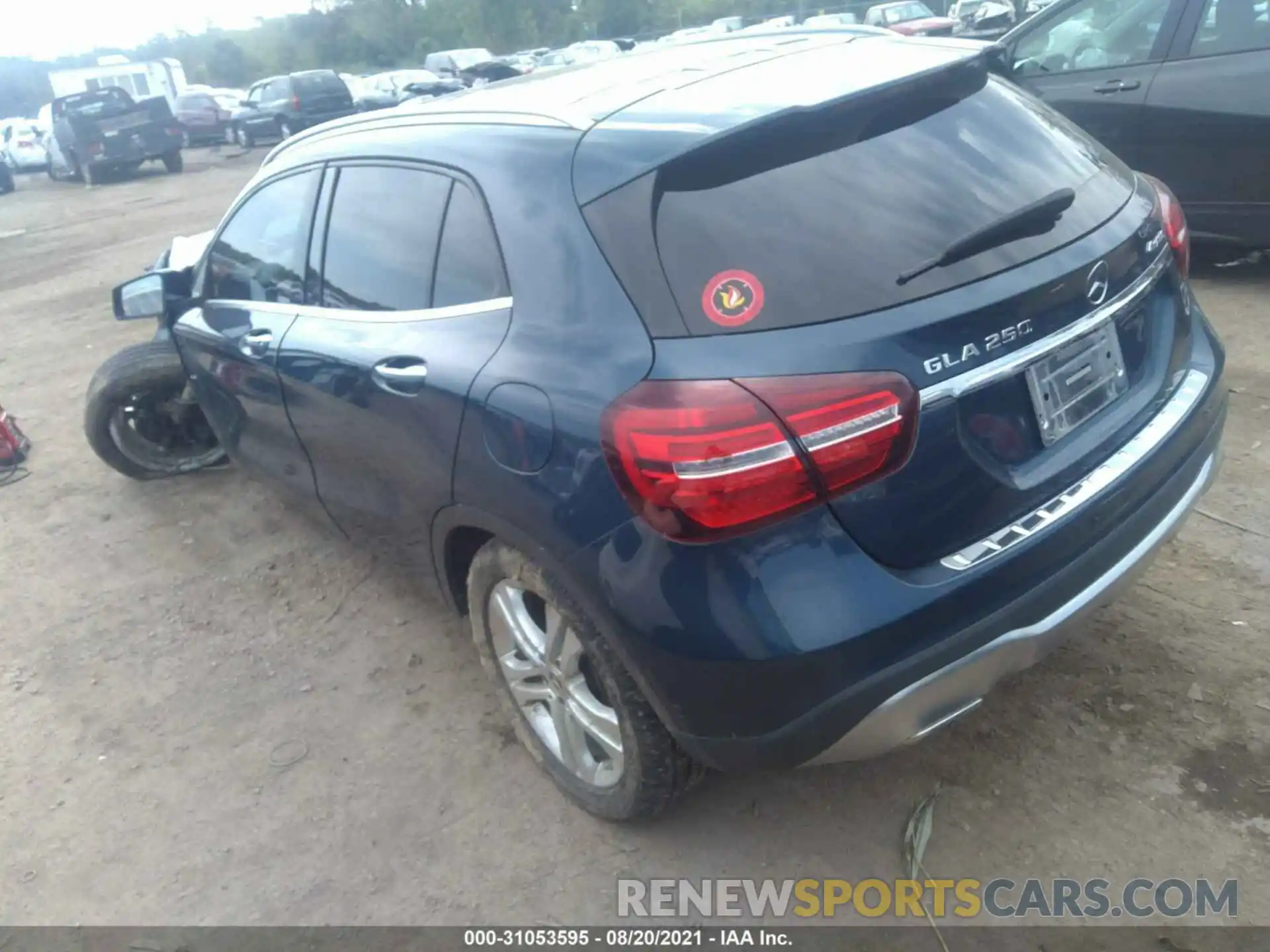 3 Photograph of a damaged car WDCTG4GB7KJ641791 MERCEDES-BENZ GLA 2019