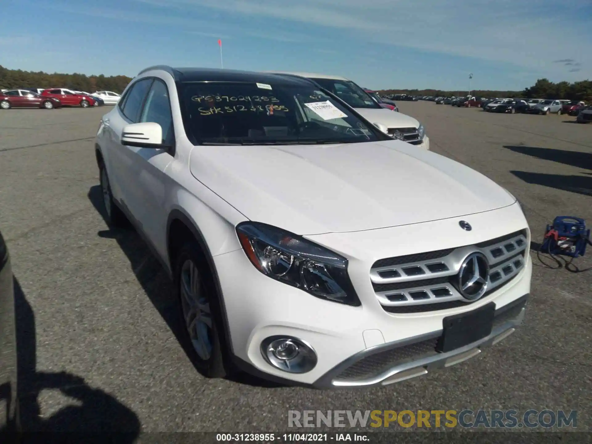 1 Photograph of a damaged car WDCTG4GB7KJ646036 MERCEDES-BENZ GLA 2019