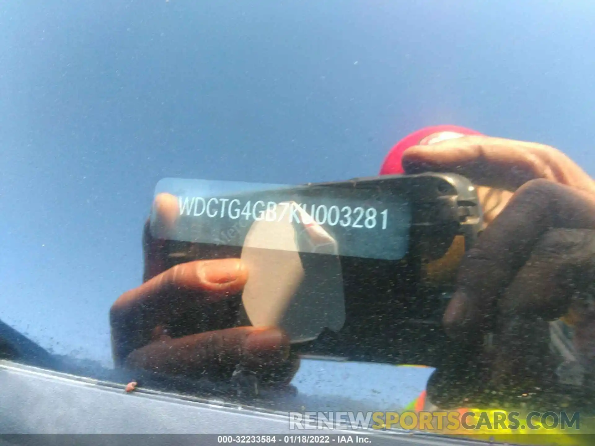 9 Photograph of a damaged car WDCTG4GB7KU003281 MERCEDES-BENZ GLA 2019