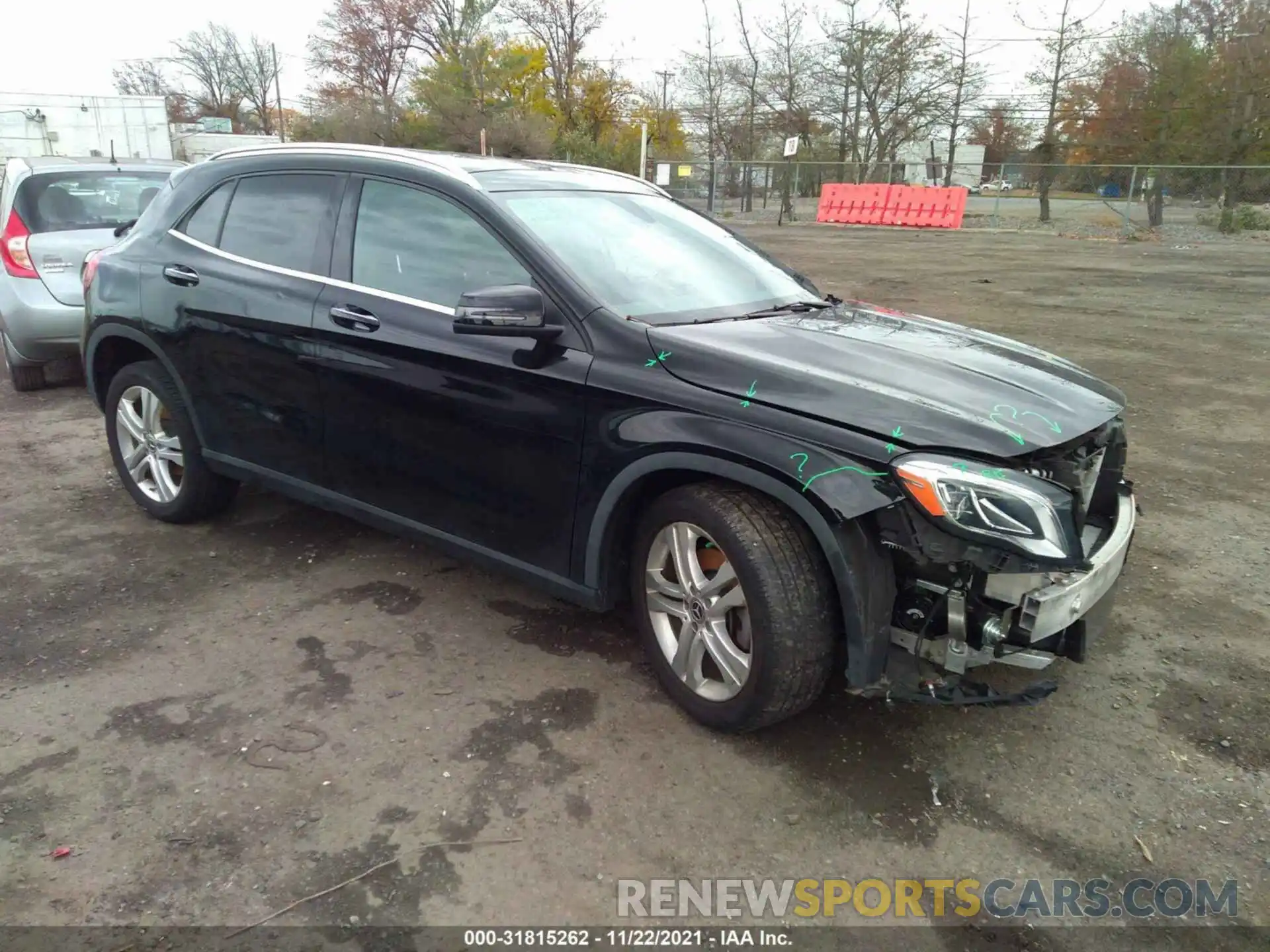 1 Photograph of a damaged car WDCTG4GB7KU013597 MERCEDES-BENZ GLA 2019