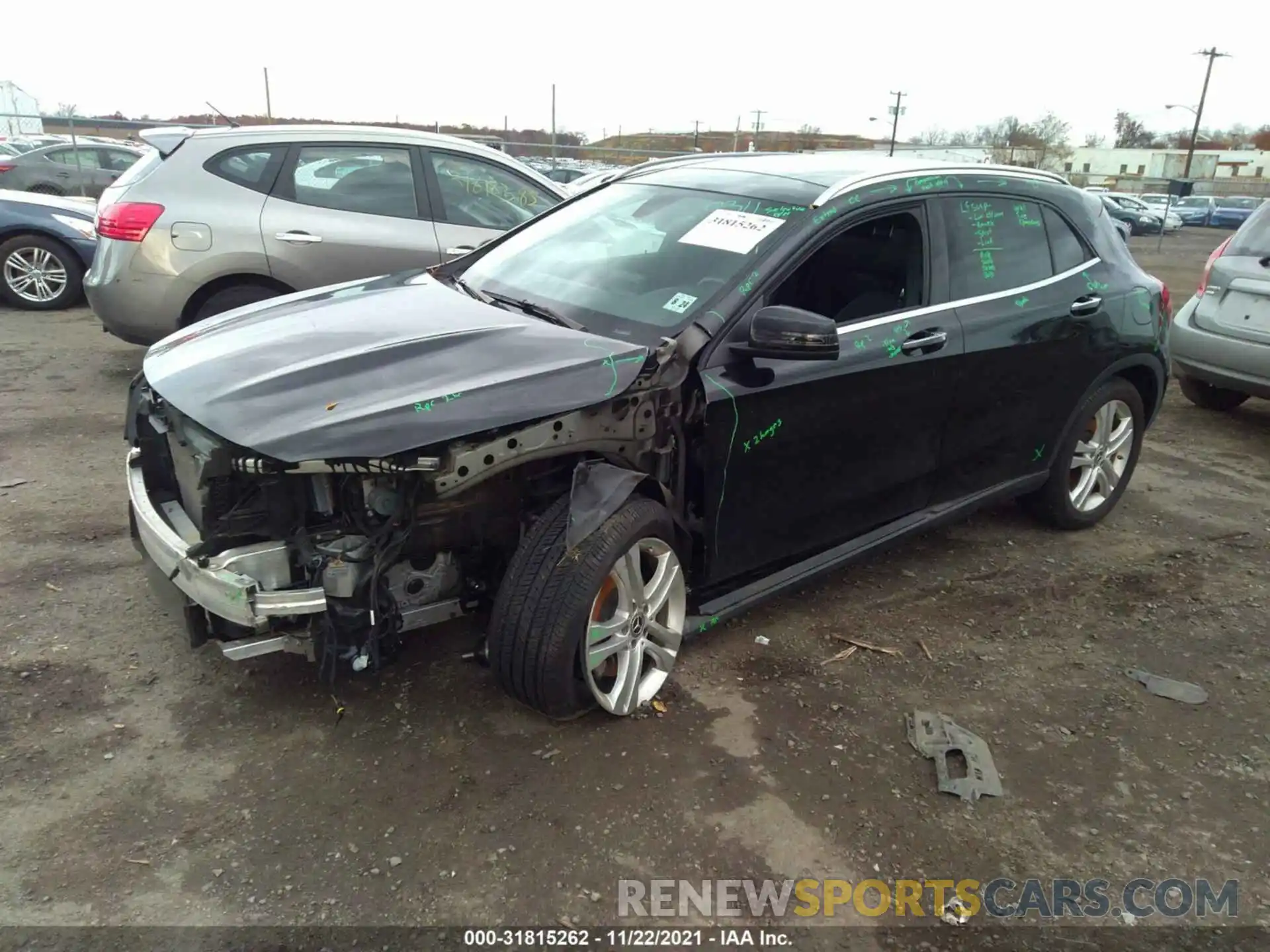 2 Photograph of a damaged car WDCTG4GB7KU013597 MERCEDES-BENZ GLA 2019