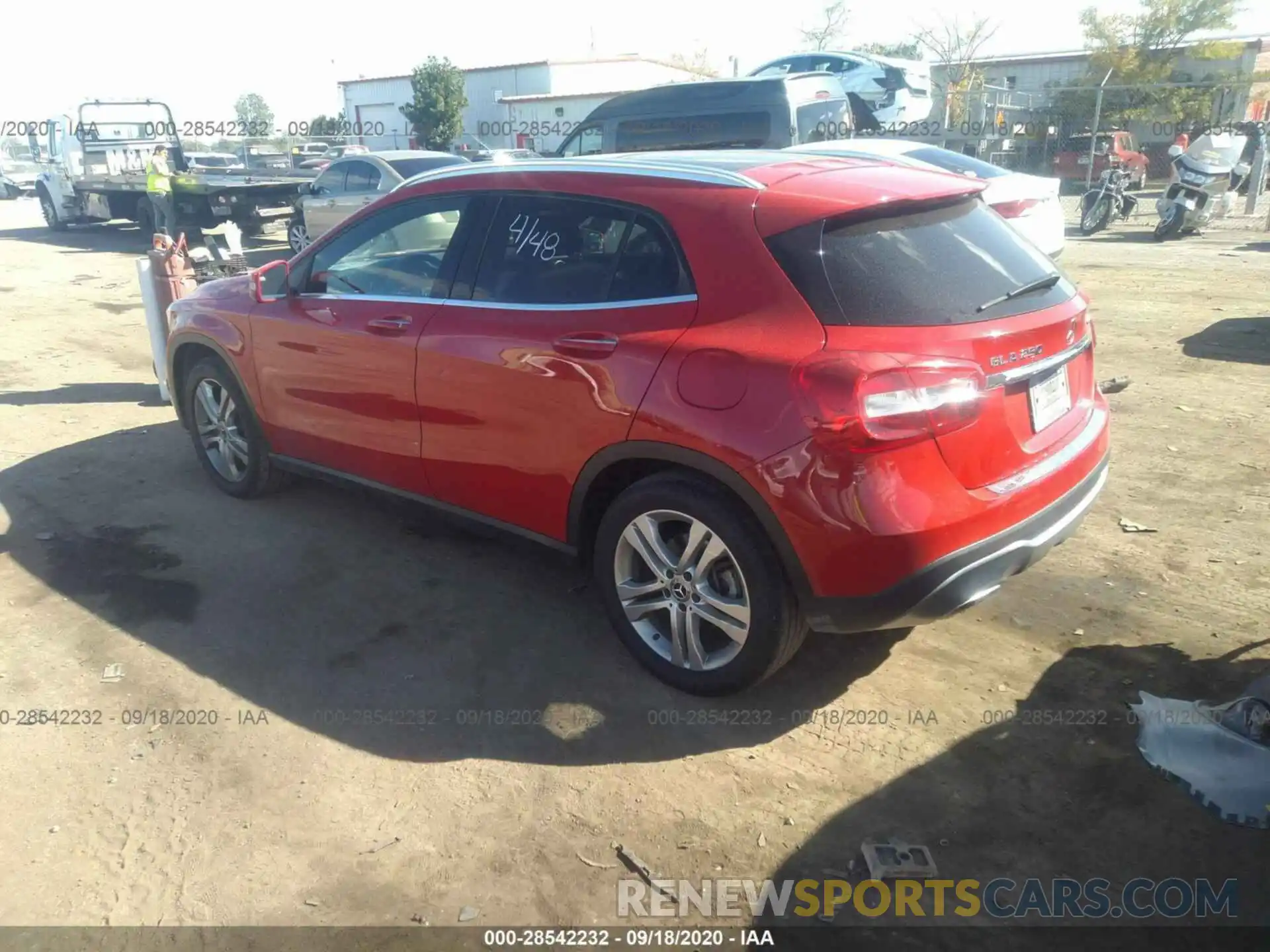 3 Photograph of a damaged car WDCTG4GB8KJ552263 MERCEDES-BENZ GLA 2019