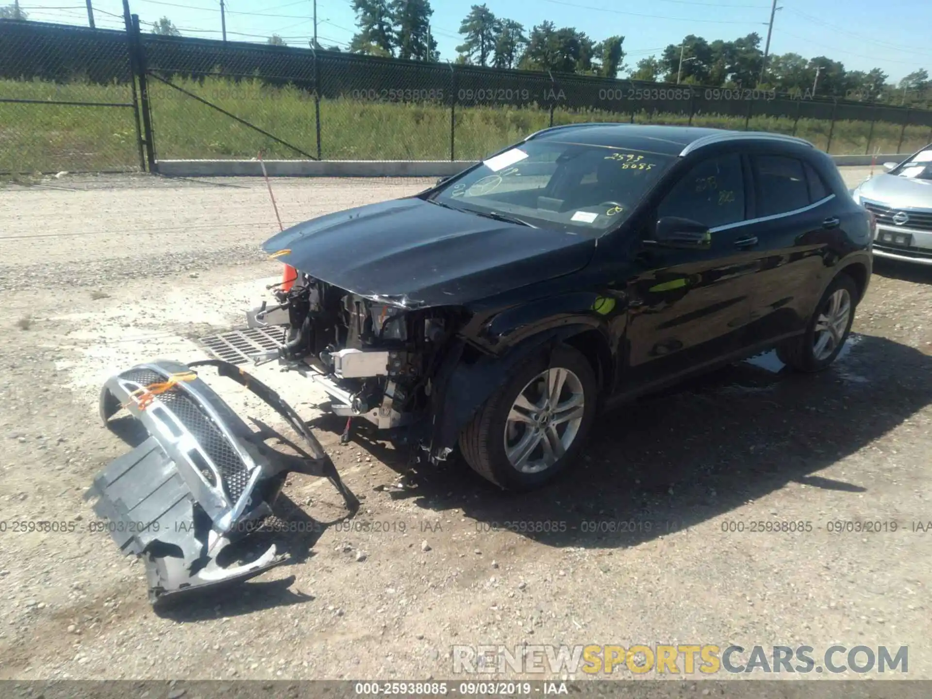 2 Photograph of a damaged car WDCTG4GB8KU003032 MERCEDES-BENZ GLA 2019