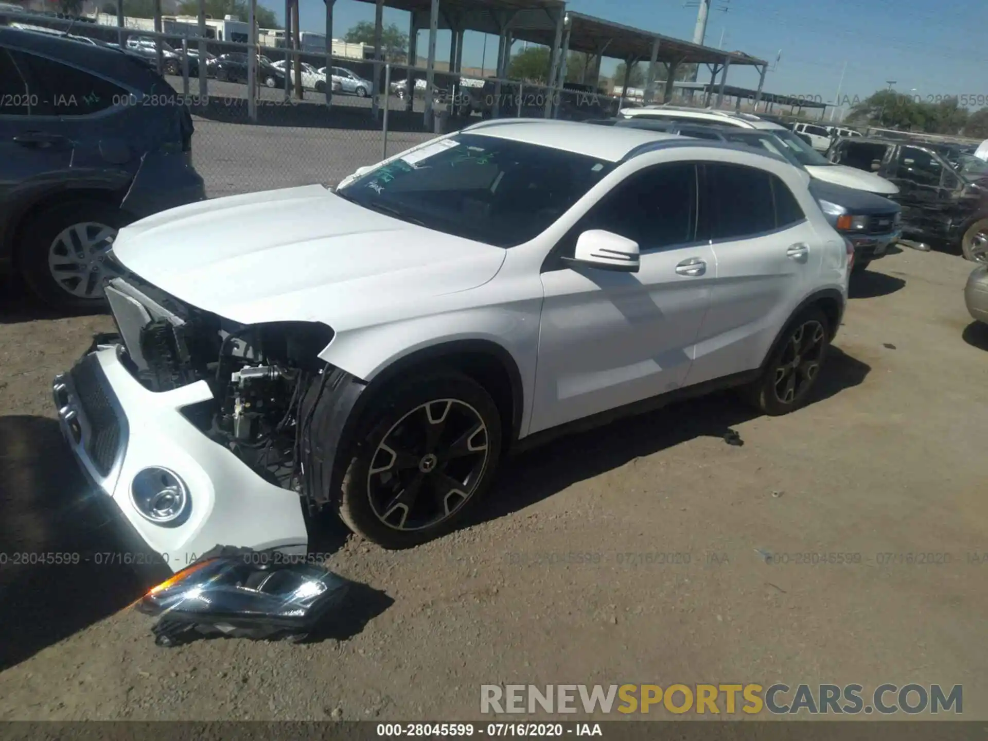 2 Photograph of a damaged car WDCTG4GB8KU009266 MERCEDES-BENZ GLA 2019