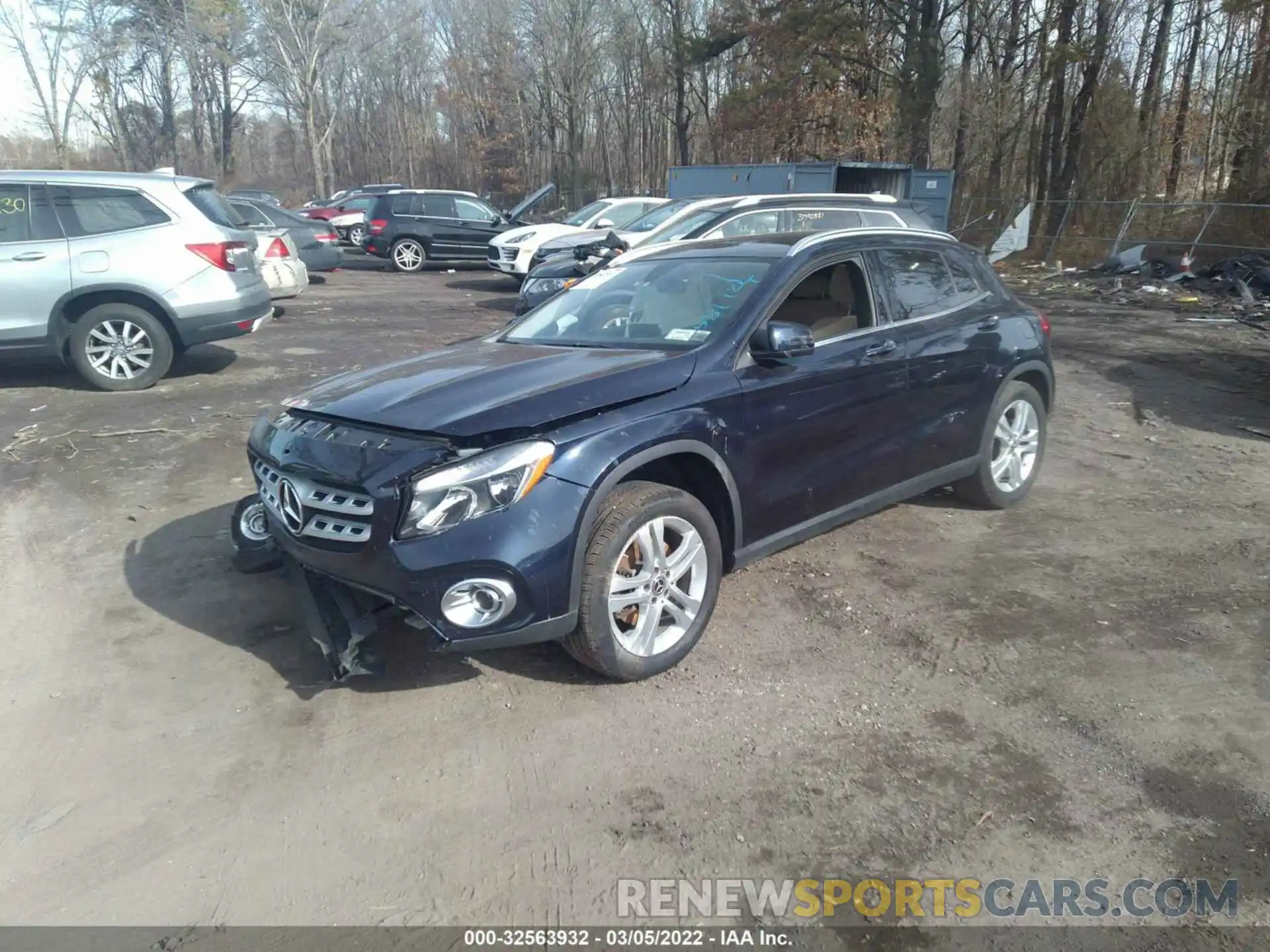 2 Photograph of a damaged car WDCTG4GB9KJ581724 MERCEDES-BENZ GLA 2019