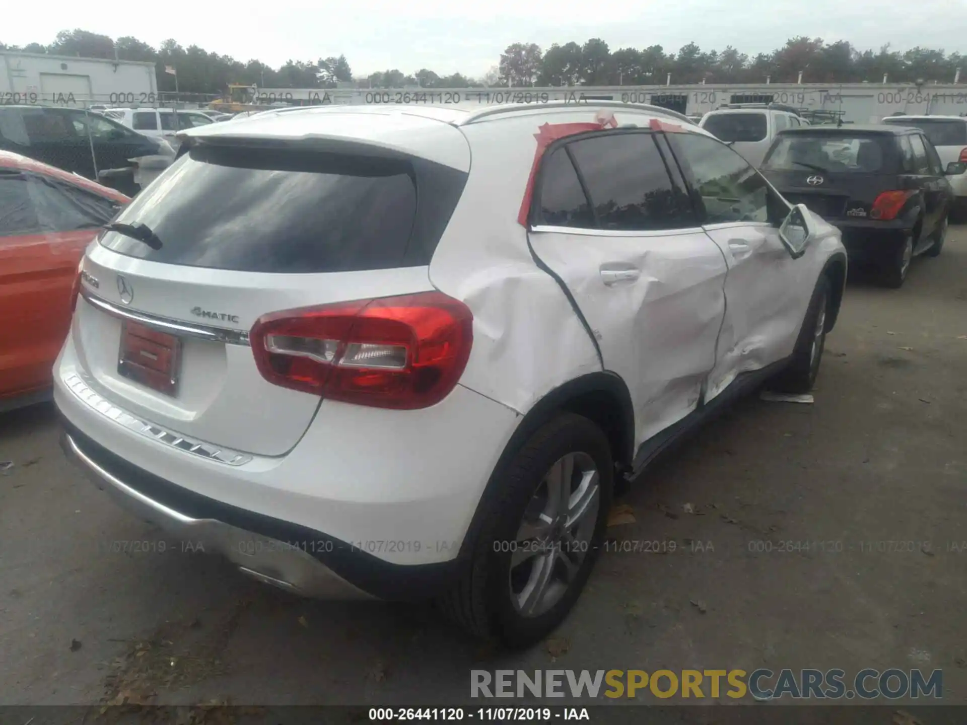 4 Photograph of a damaged car WDCTG4GB9KJ587894 MERCEDES-BENZ GLA 2019