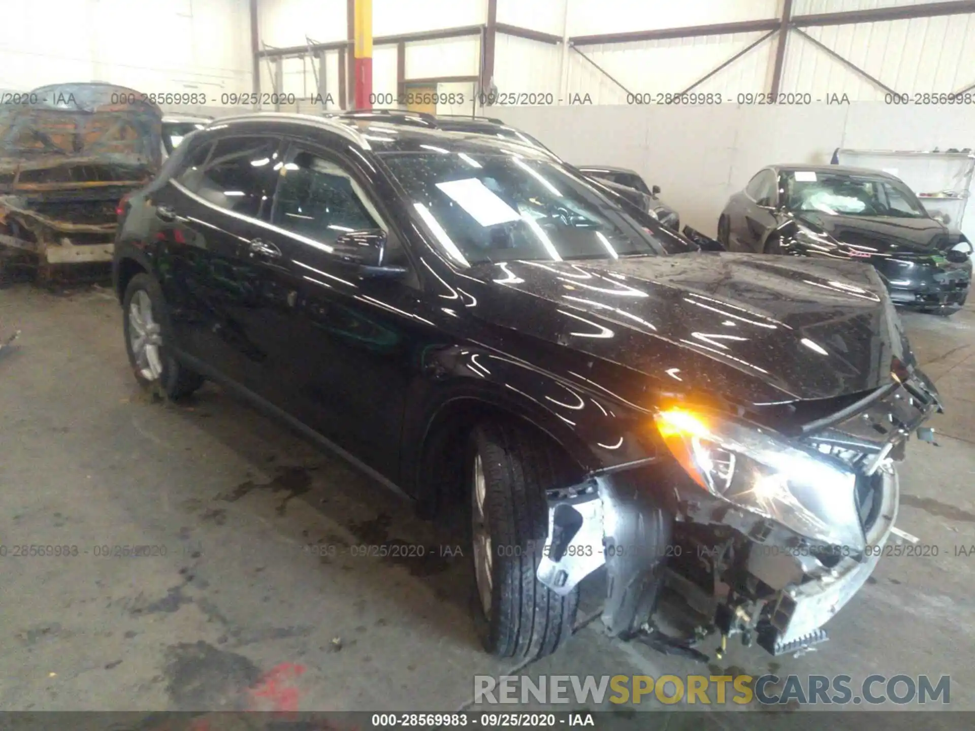 1 Photograph of a damaged car WDCTG4GB9KJ630193 MERCEDES-BENZ GLA 2019